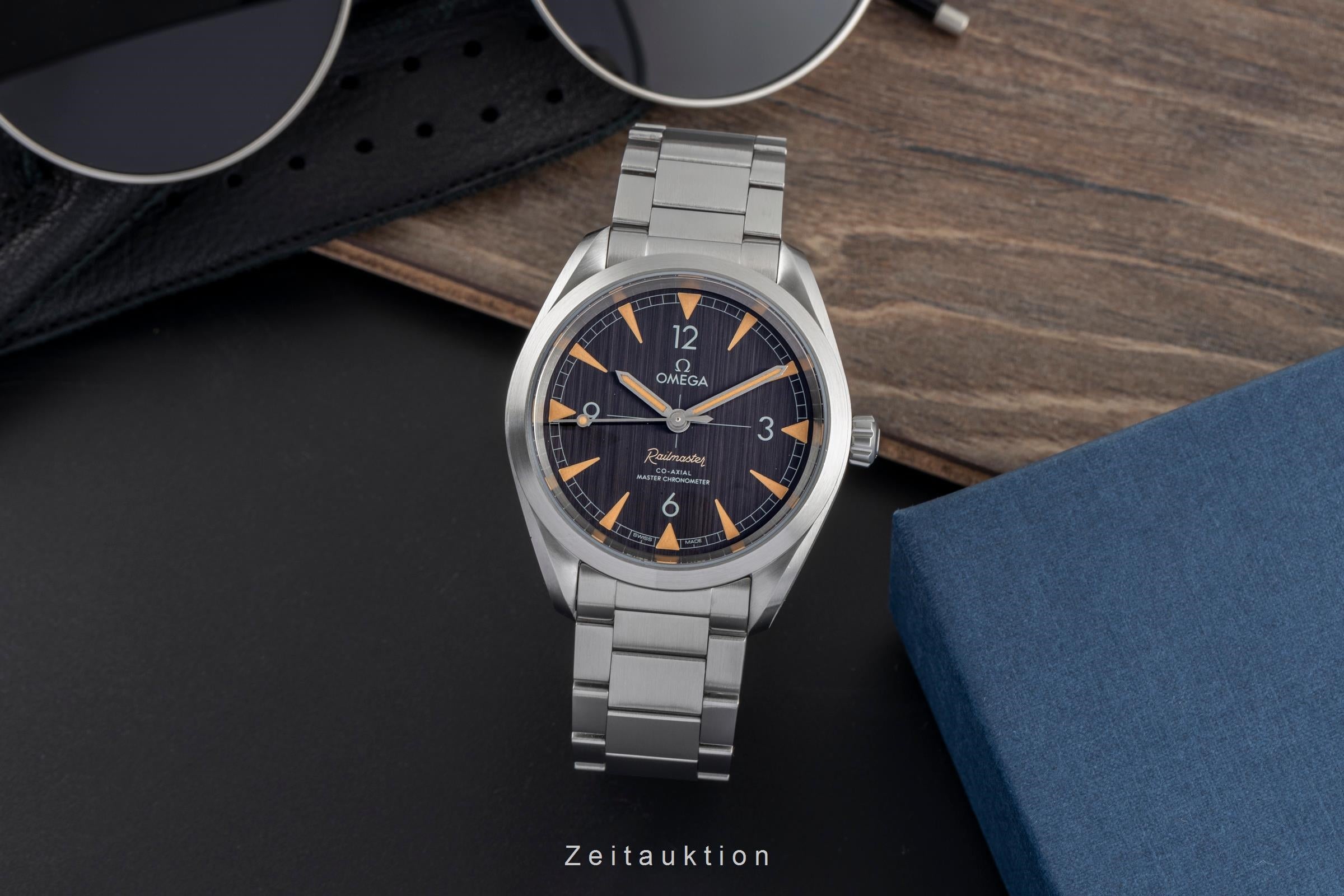 Omega Railmaster steel automatic men's watch 220.10.40.20.01.001  [2504988]