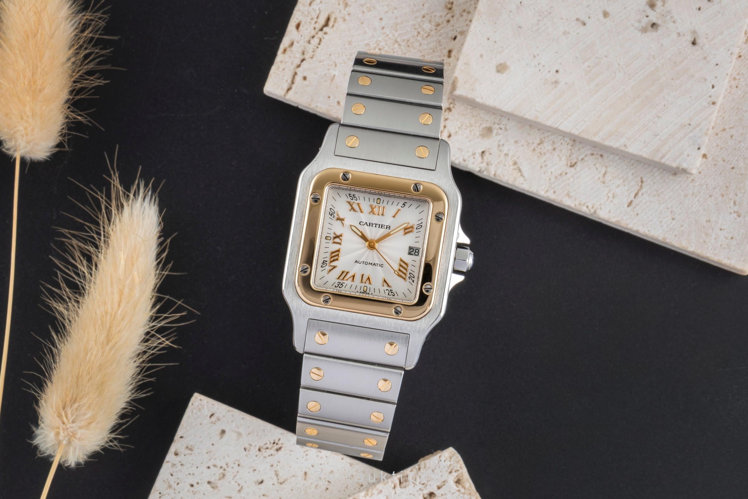 Cartier Santos steel / gold automatic Kal. 120 Ref. W20041C4 | 2504989