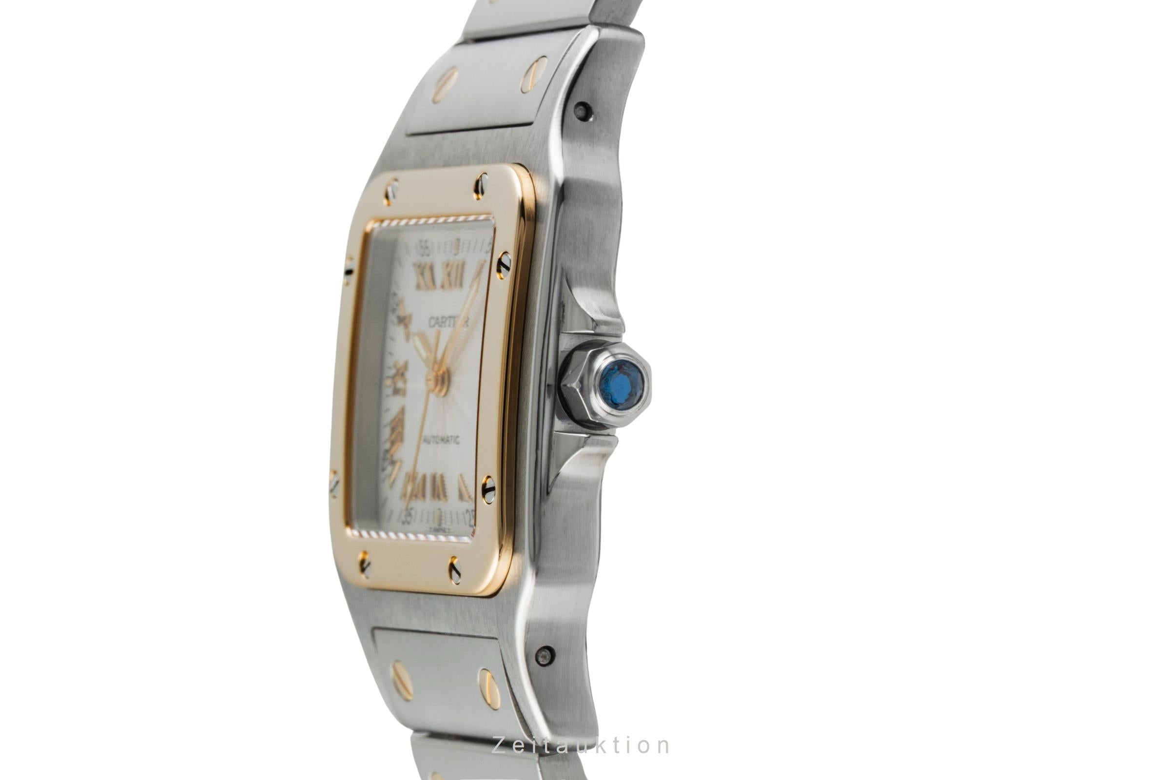 Cartier Santos steel / gold automatic men's watch W20041C4  [2504989]