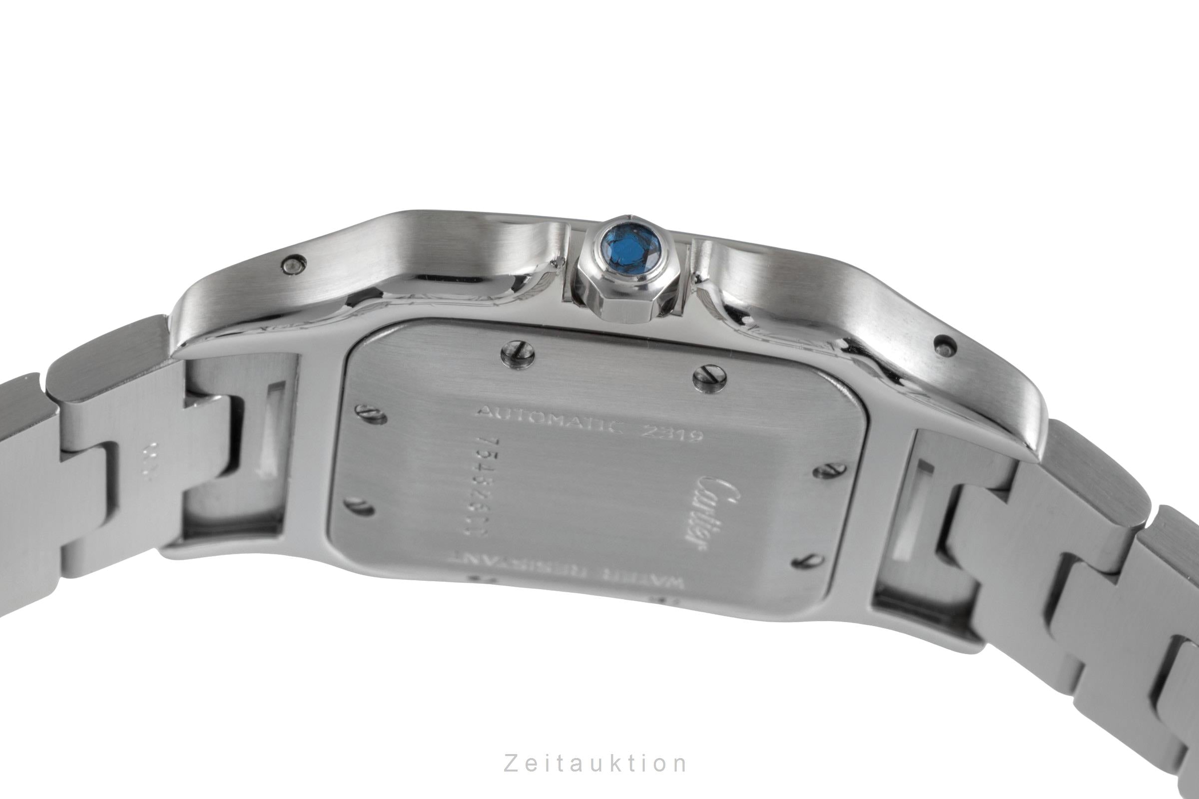 Cartier Santos steel / gold automatic men's watch W20041C4  [2504989]