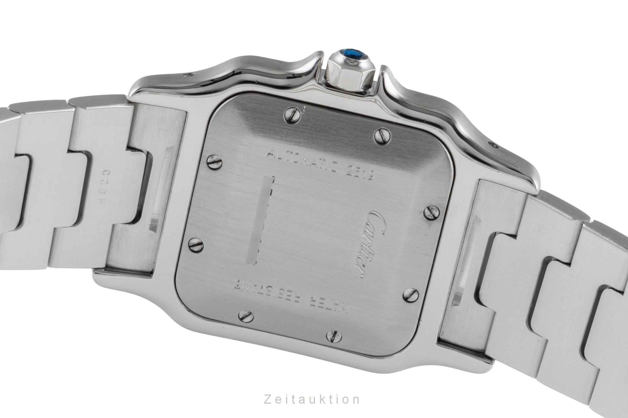 Cartier Santos steel / gold automatic men's watch W20041C4  [2504989]