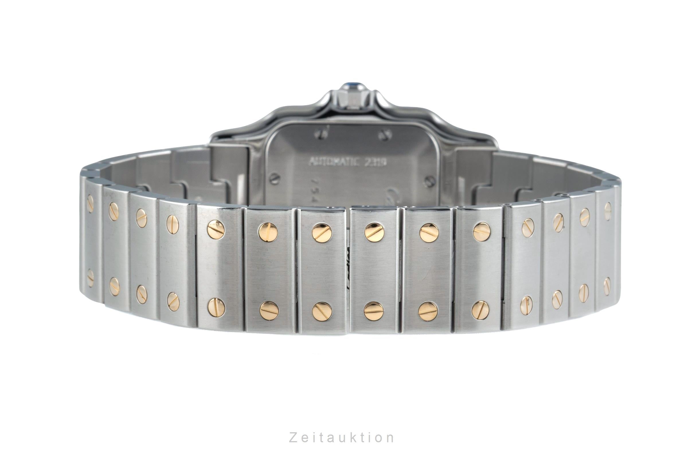 Cartier Santos steel / gold automatic men's watch W20041C4  [2504989]