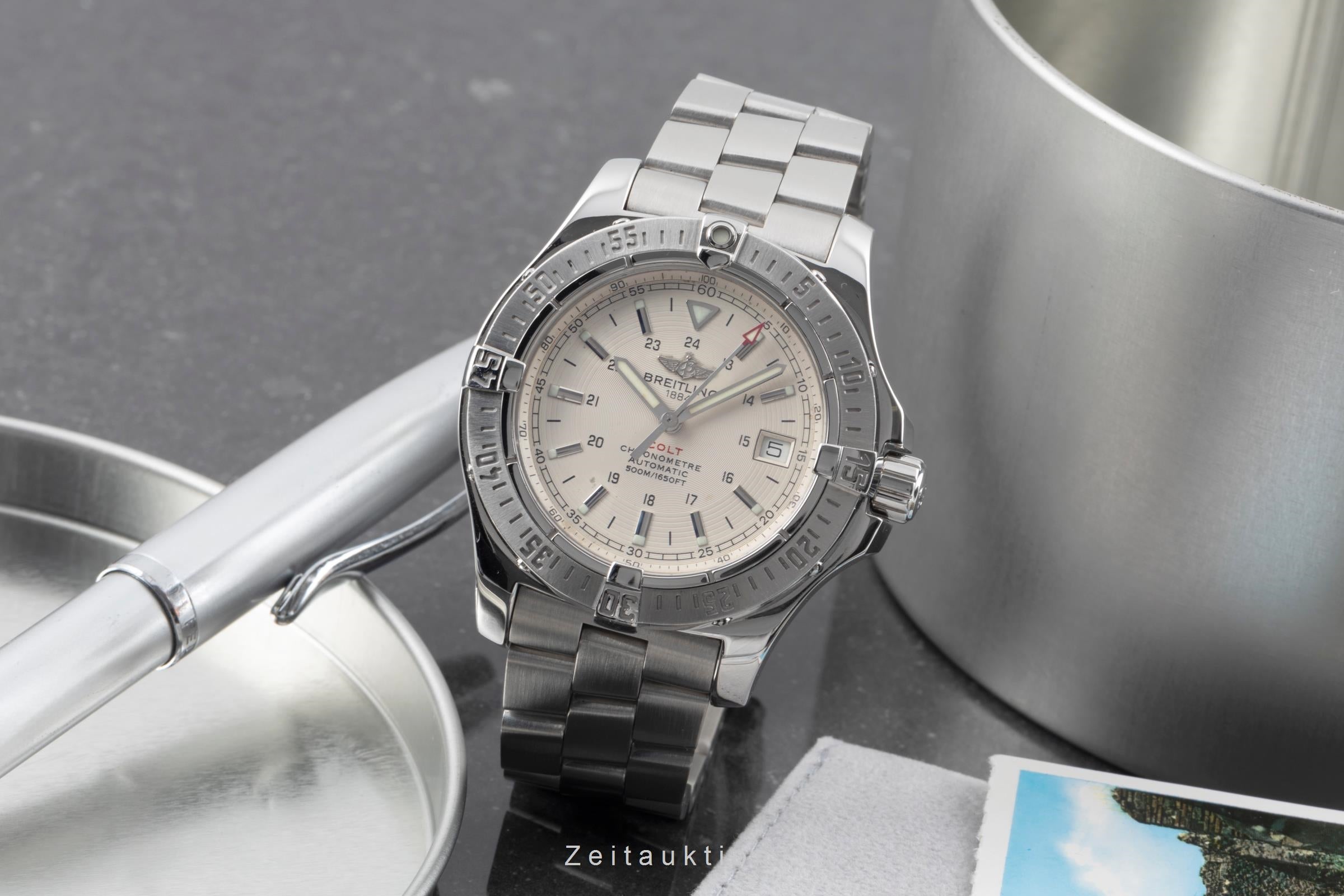 Breitling Colt acciaio automatismo orologio da uomo A17380  [2504990]