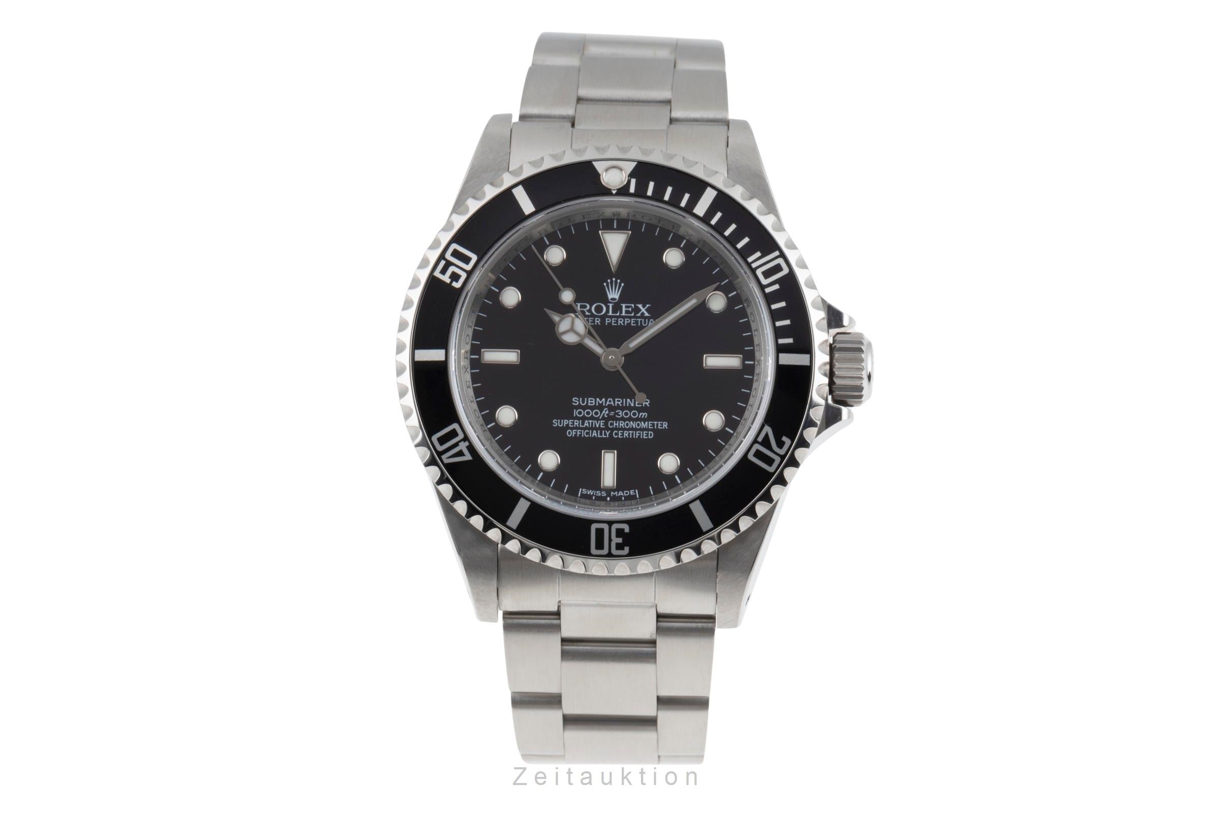 Rolex Submariner No Date Oyster Edelstahl Automatik Herrenuhr Ref. 14060 B&P  [2504991]