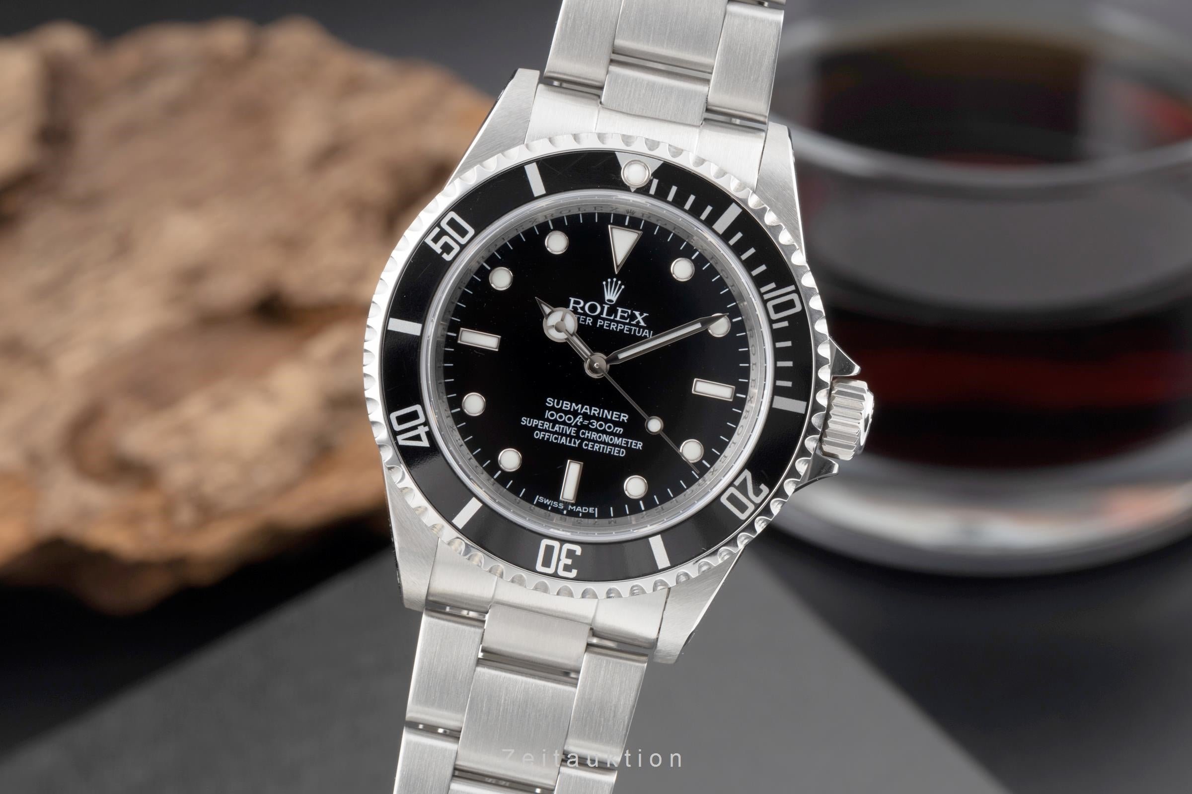 Rolex Submariner No Date Oyster Edelstahl Automatik Herrenuhr Ref. 14060 B&P  [2504991]