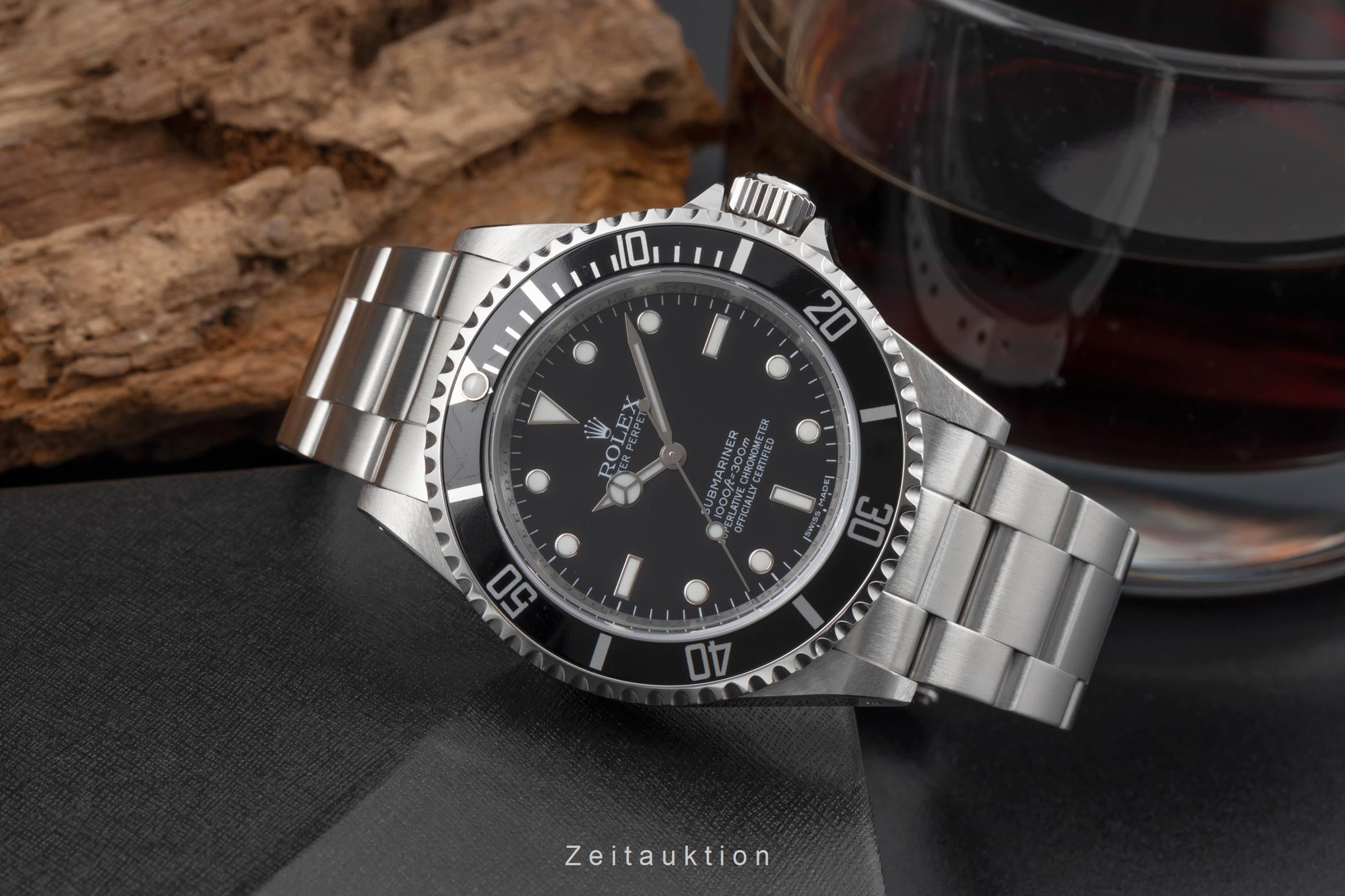 Rolex Submariner No Date Oyster Edelstahl Automatik Herrenuhr Ref. 14060 B&P  [2504991]