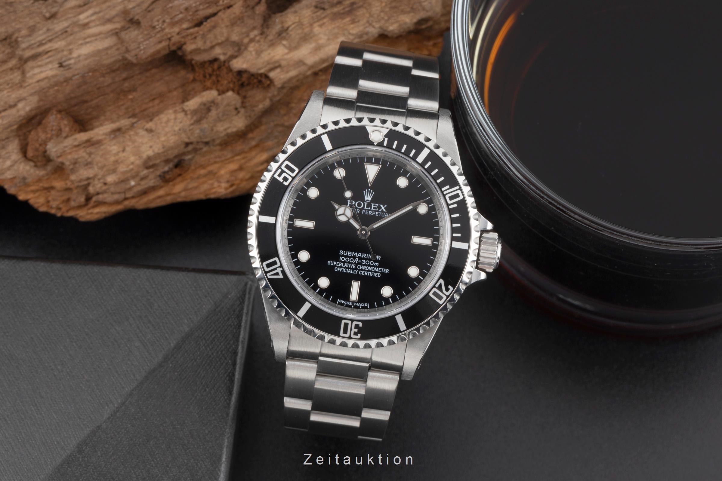 Rolex Submariner No Date Oyster Edelstahl Automatik Herrenuhr Ref. 14060 B&P  [2504991]