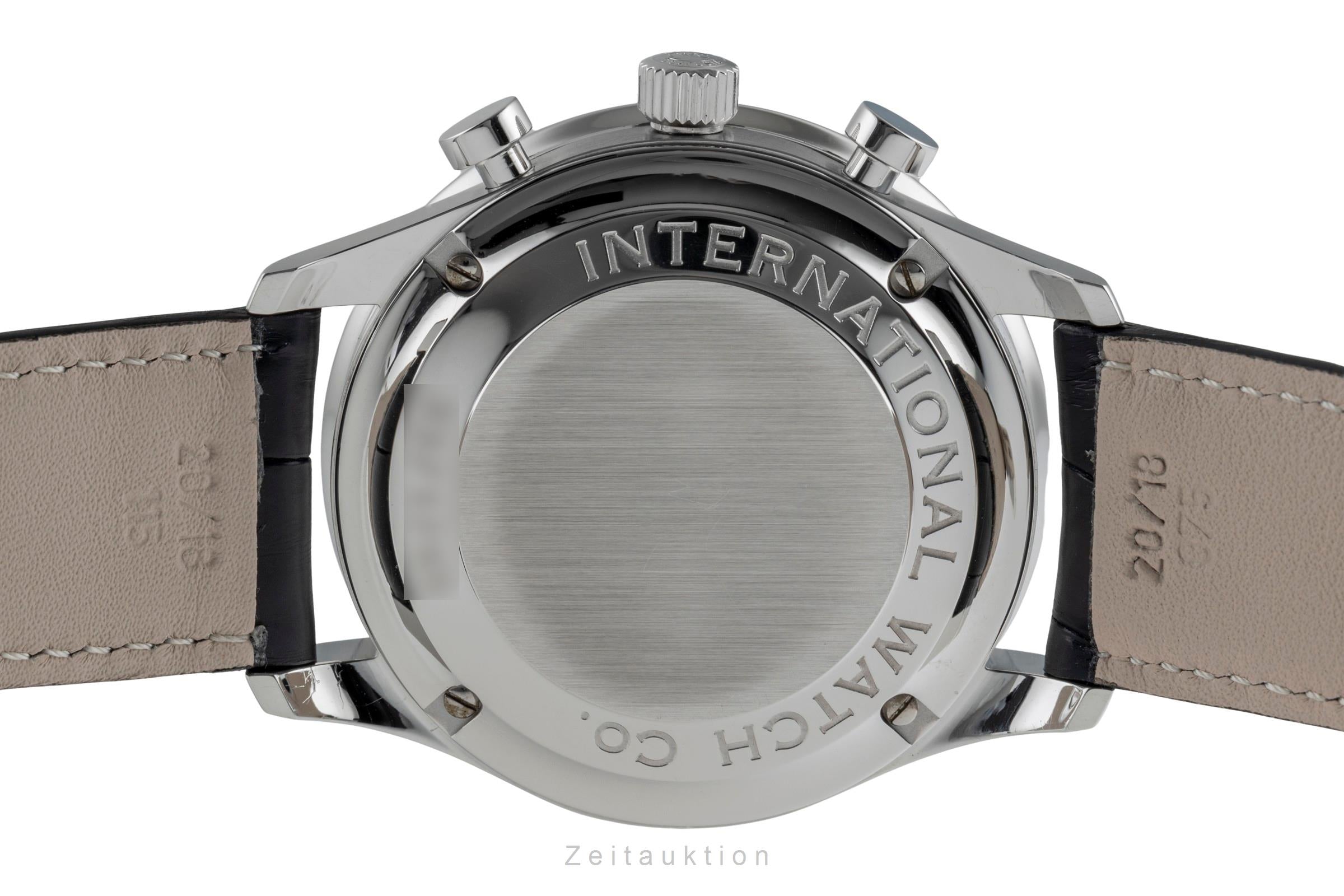 IWC Portugieser chronograph steel automatic men's watch IW371401 LP: 9100EUR  [2504992]