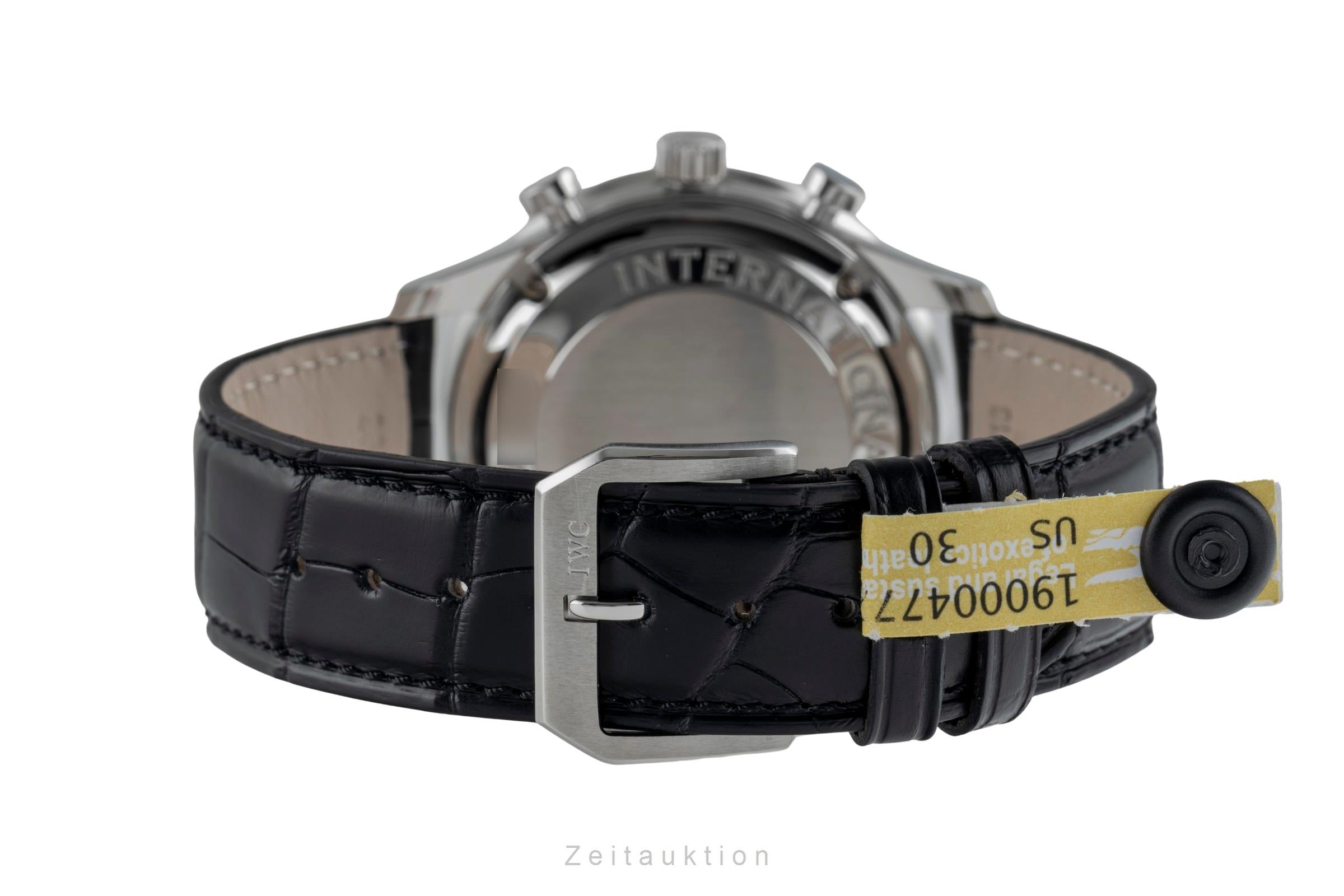 IWC Portugieser chronograph steel automatic men's watch IW371401 LP: 9100EUR  [2504992]