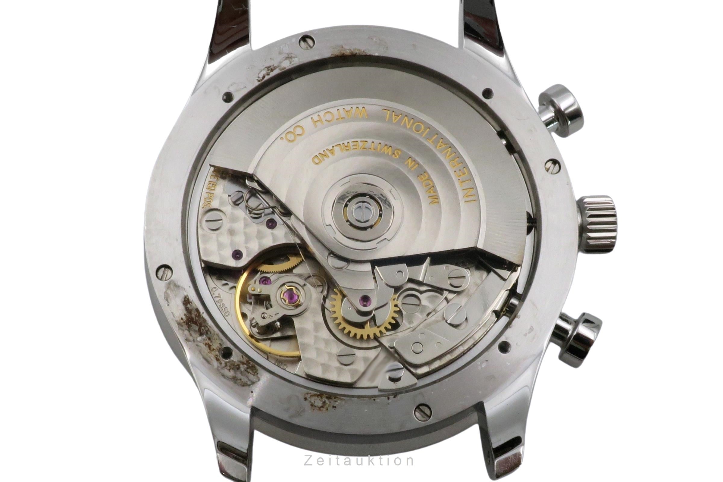 IWC Portugieser chronograph steel automatic men's watch IW371401 LP: 9100EUR  [2504992]