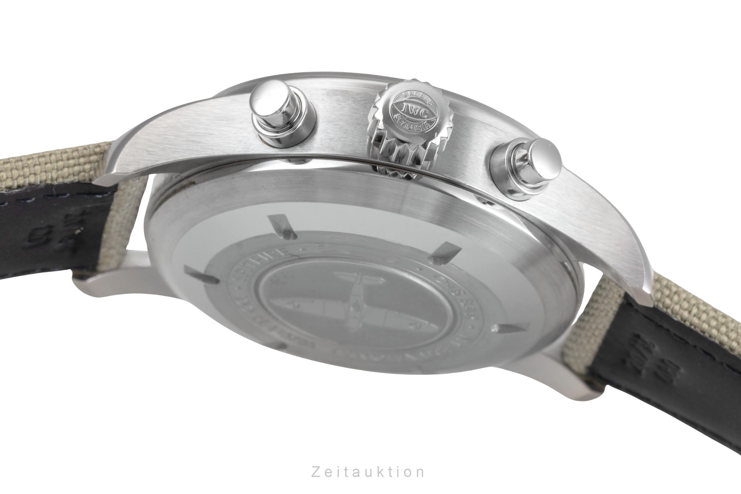 IWC Pilot Spitfire Chronograph Automatik Edelstahl Ref IW387901 B&P NP: 7300,- € [2504993]