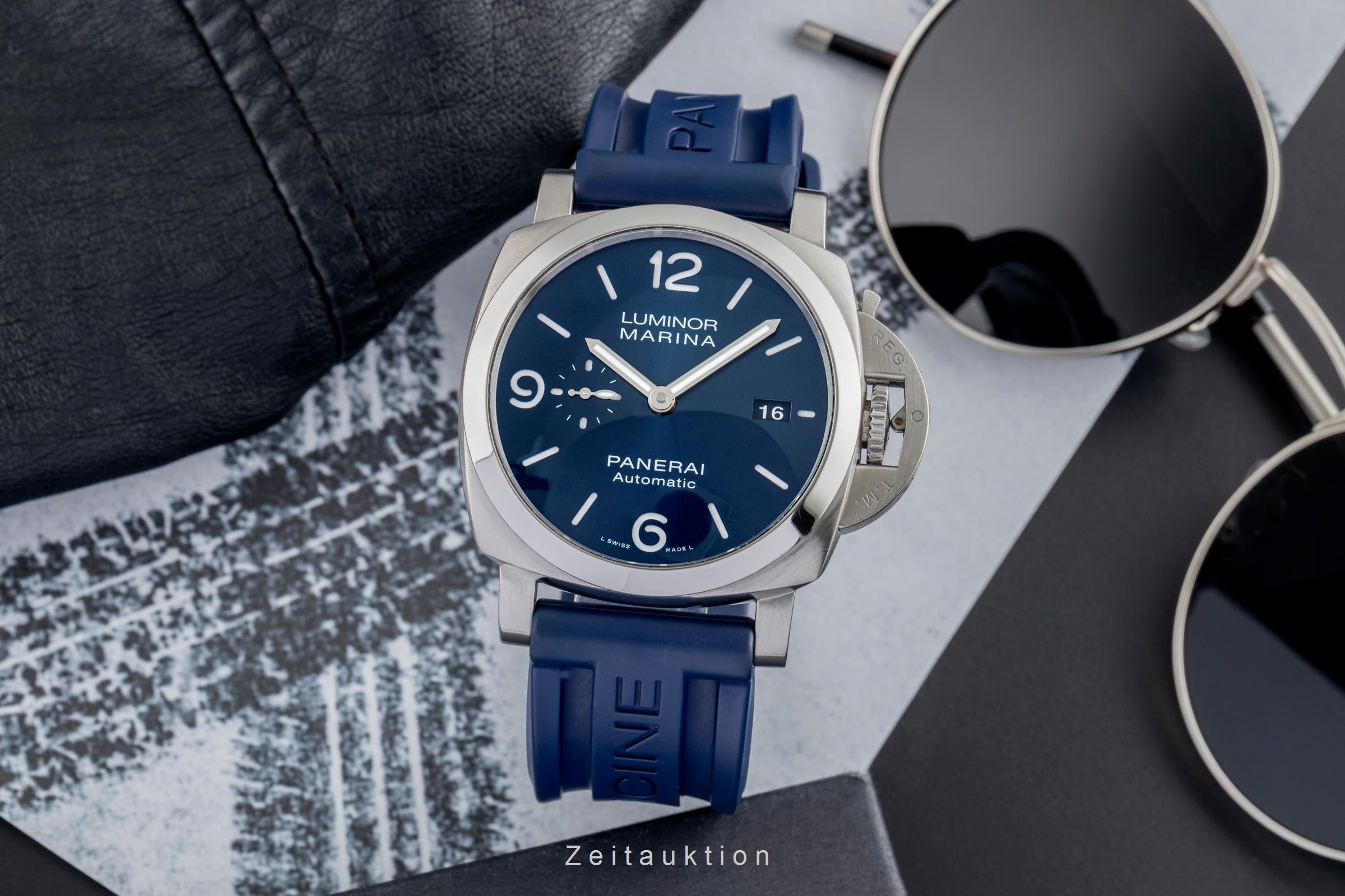 Panerai Luminor Marina acier automatique montre pour hommes PAM01313 LP: 8900EUR  [2505000]