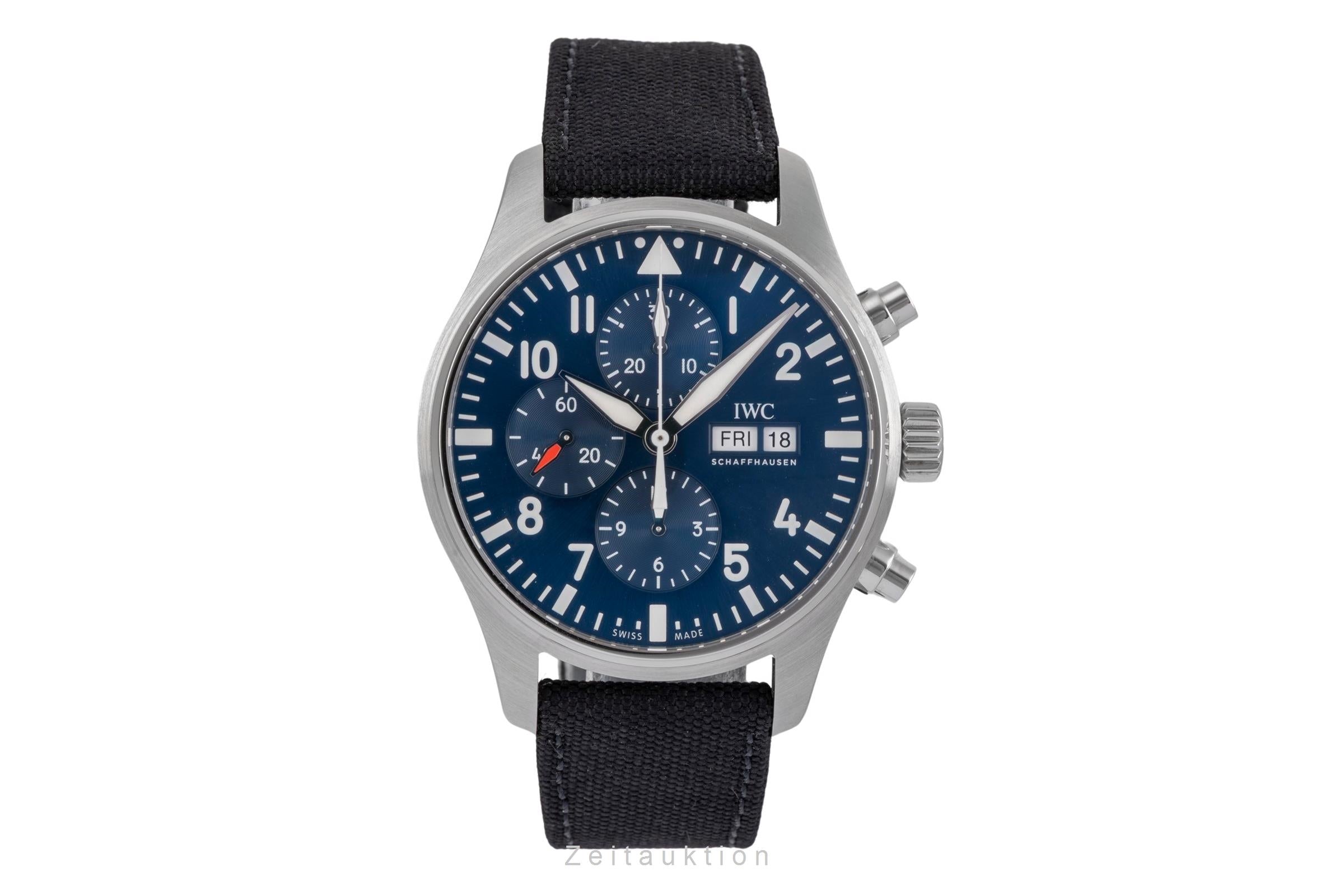 IWC Fliegerchronograph cronografo acciaio automatismo orologio da uomo IW377714 LP: 7800EUR  [2505001]