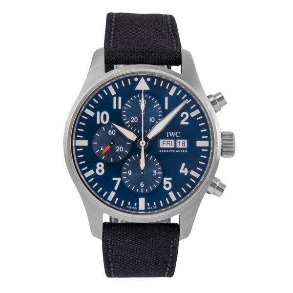 IWC Fliegerchronograph cronografo acciaio automatismo orologio da uomo IW377714 LP: 7800EUR  [2505001]