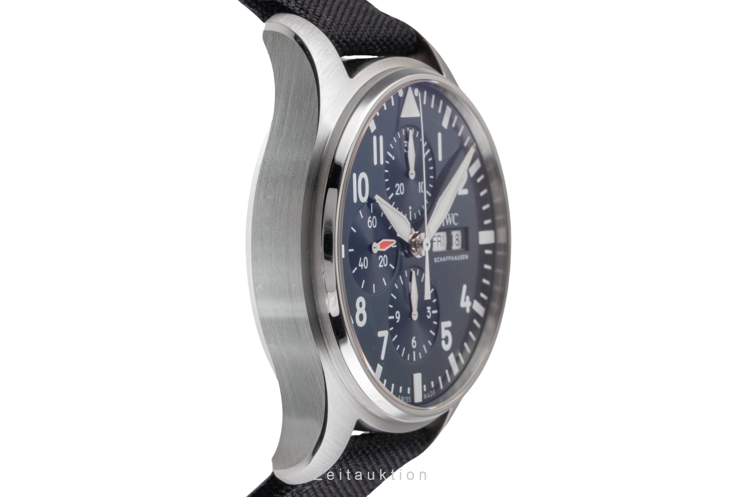 IWC Fliegerchronograph cronografo acciaio automatismo orologio da uomo IW377714 LP: 7800EUR  [2505001]