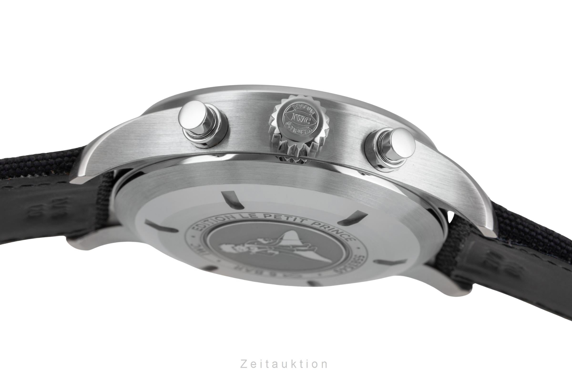 IWC Fliegerchronograph cronografo acciaio automatismo orologio da uomo IW377714 LP: 7800EUR  [2505001]