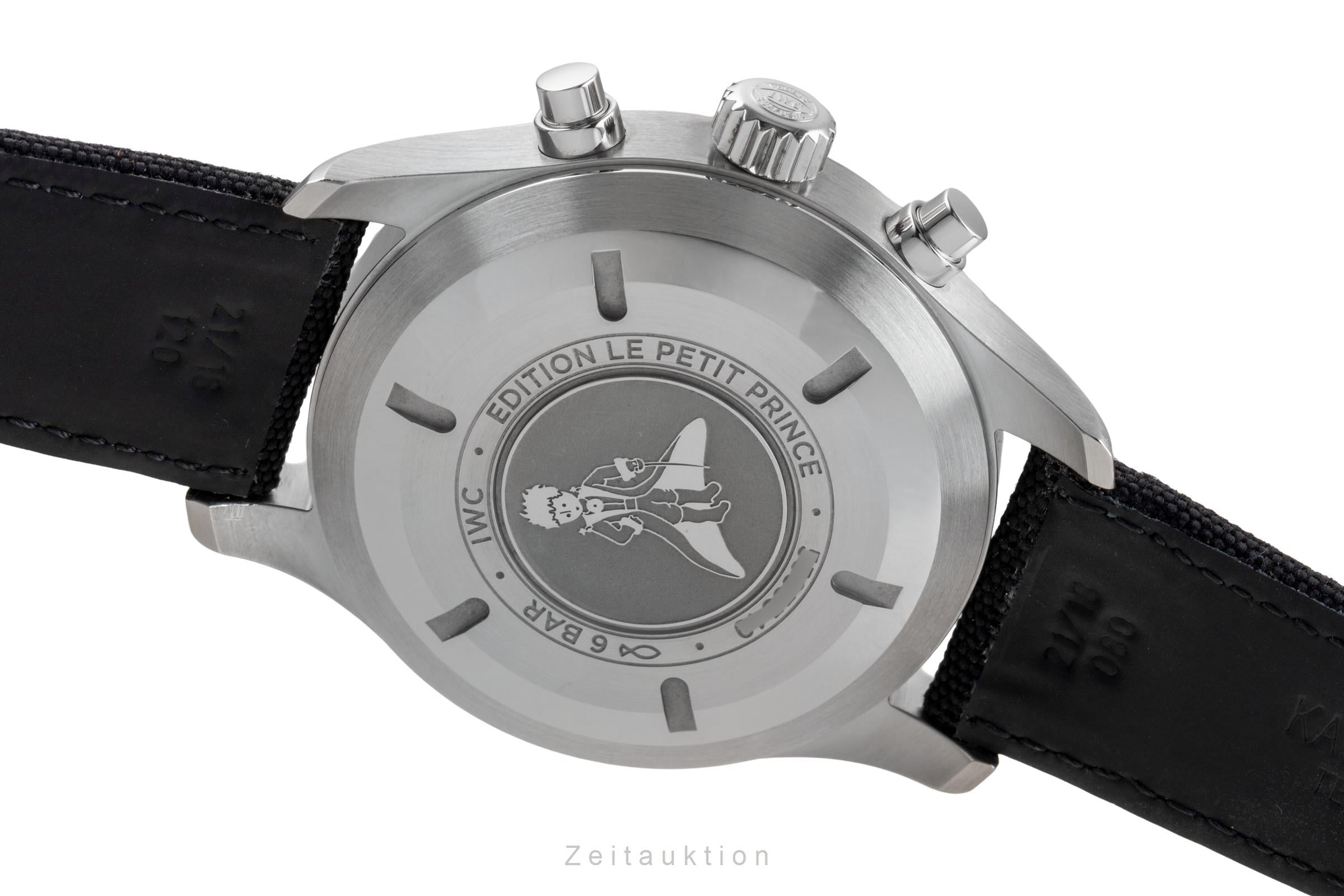 IWC Fliegerchronograph cronografo acciaio automatismo orologio da uomo IW377714 LP: 7800EUR  [2505001]