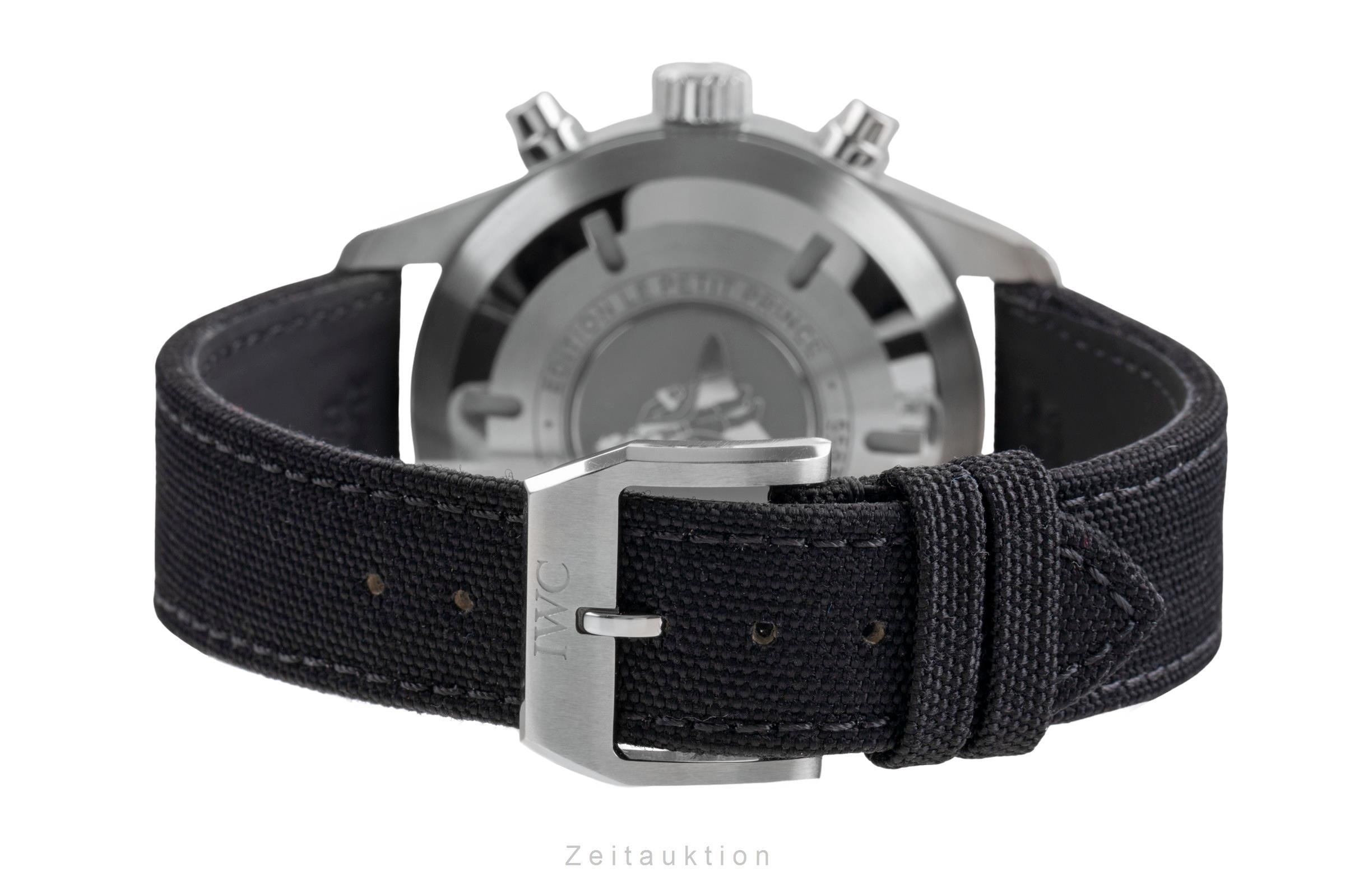 IWC Fliegerchronograph cronografo acciaio automatismo orologio da uomo IW377714 LP: 7800EUR  [2505001]