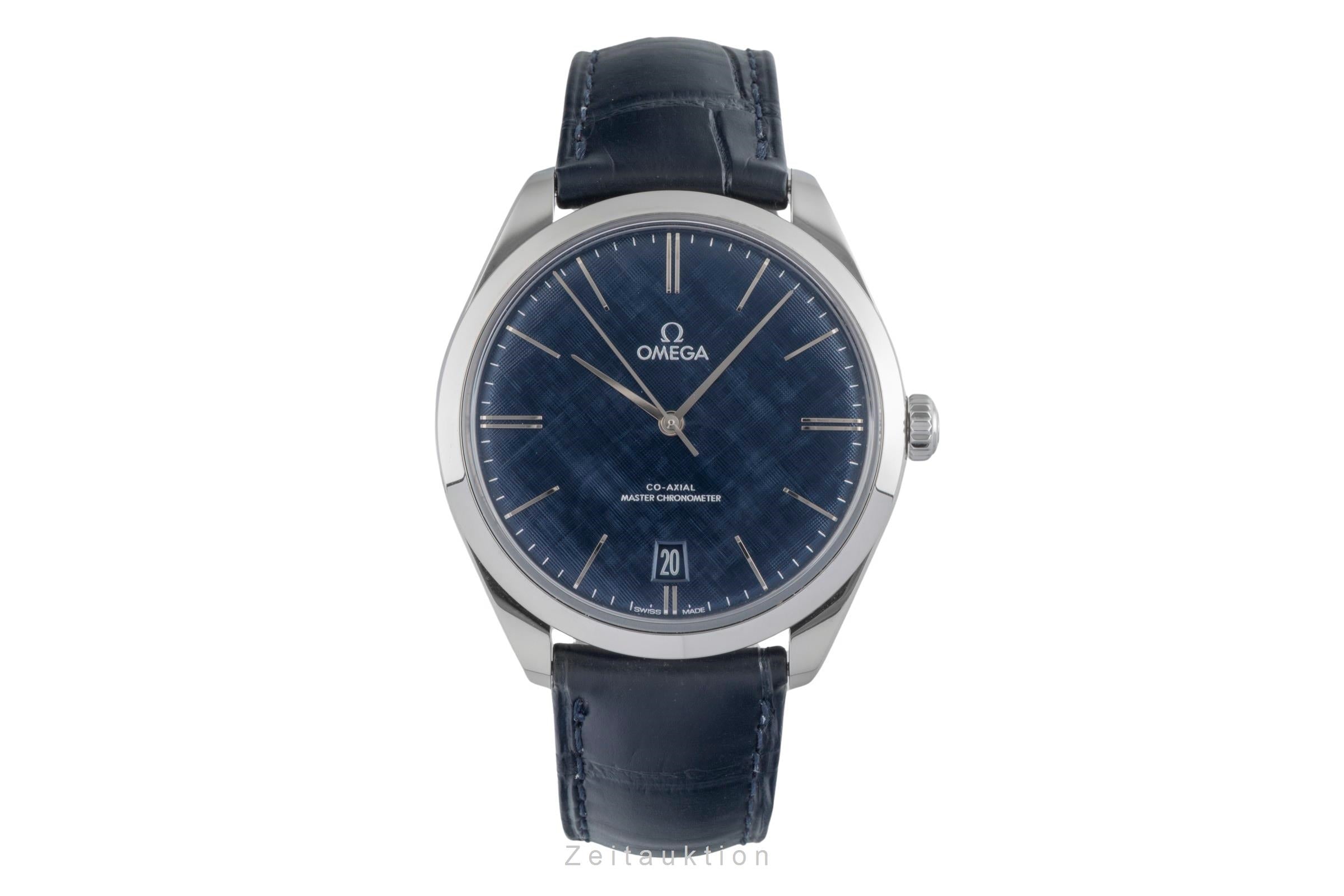 Omega De Ville acero cuerda manual reloj para caballeros 435.13.40.21.03.001 LP: 7700EUR  [2505008]