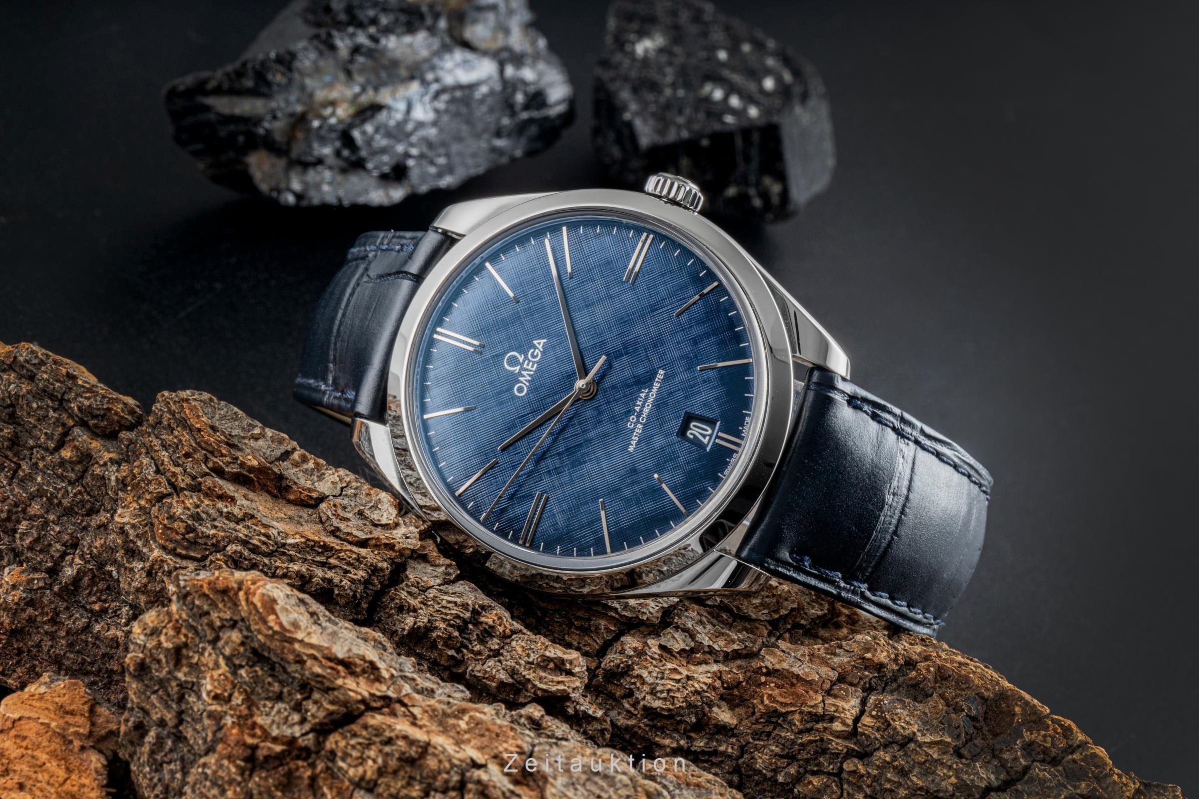 Omega De Ville acero cuerda manual reloj para caballeros 435.13.40.21.03.001 LP: 7700EUR  [2505008]