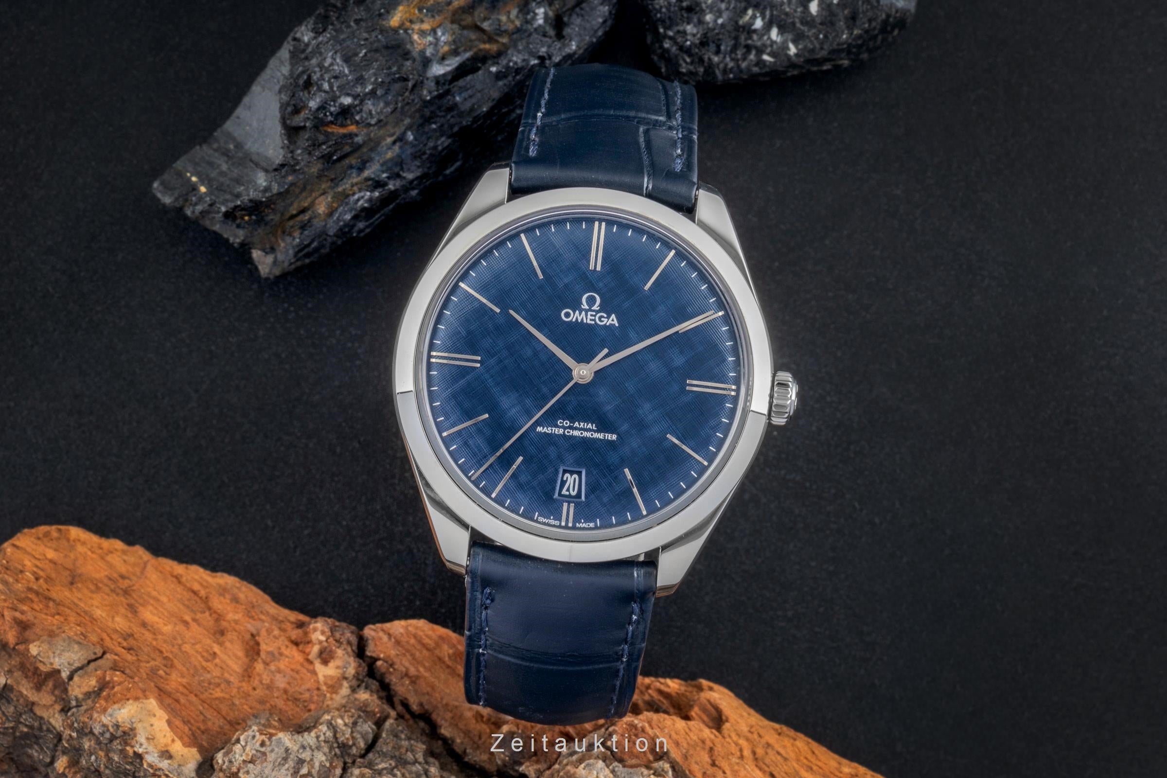 Omega De Ville acero cuerda manual reloj para caballeros 435.13.40.21.03.001 LP: 7700EUR  [2505008]