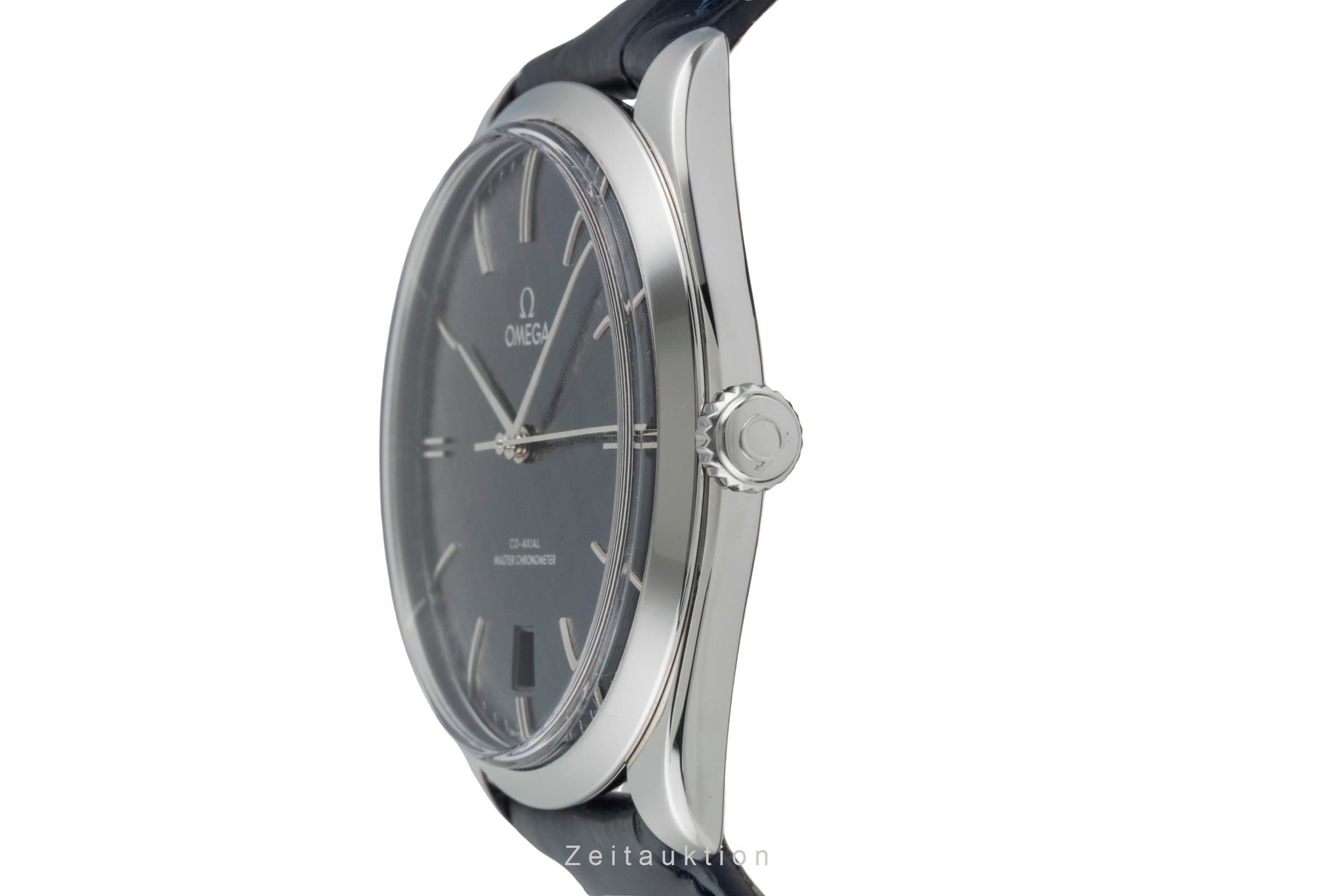 Omega De Ville steel manual winding Kal. 8910 Ref. 435.13.40.21