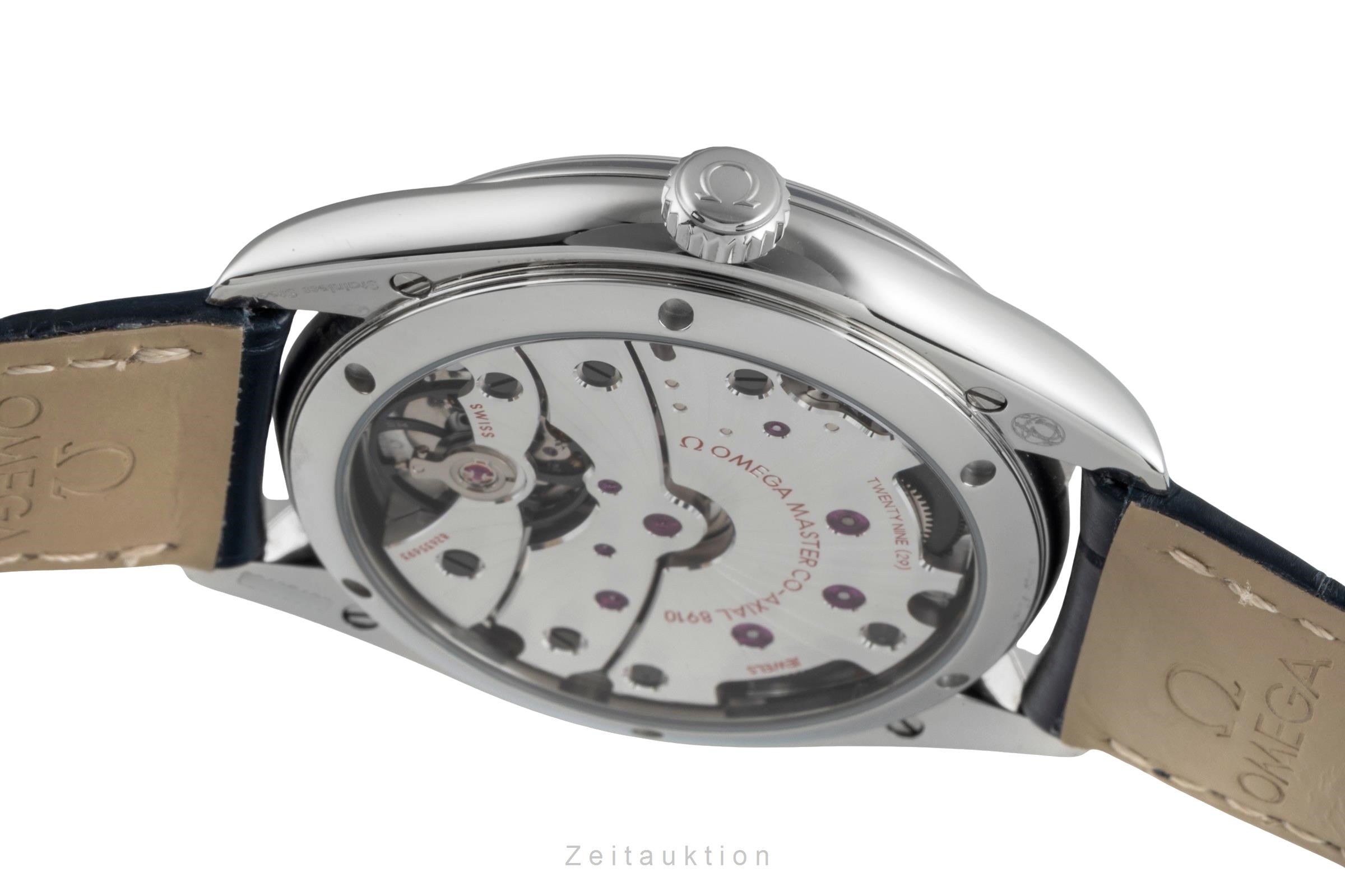 Omega De Ville acero cuerda manual reloj para caballeros 435.13.40.21.03.001 LP: 7700EUR  [2505008]