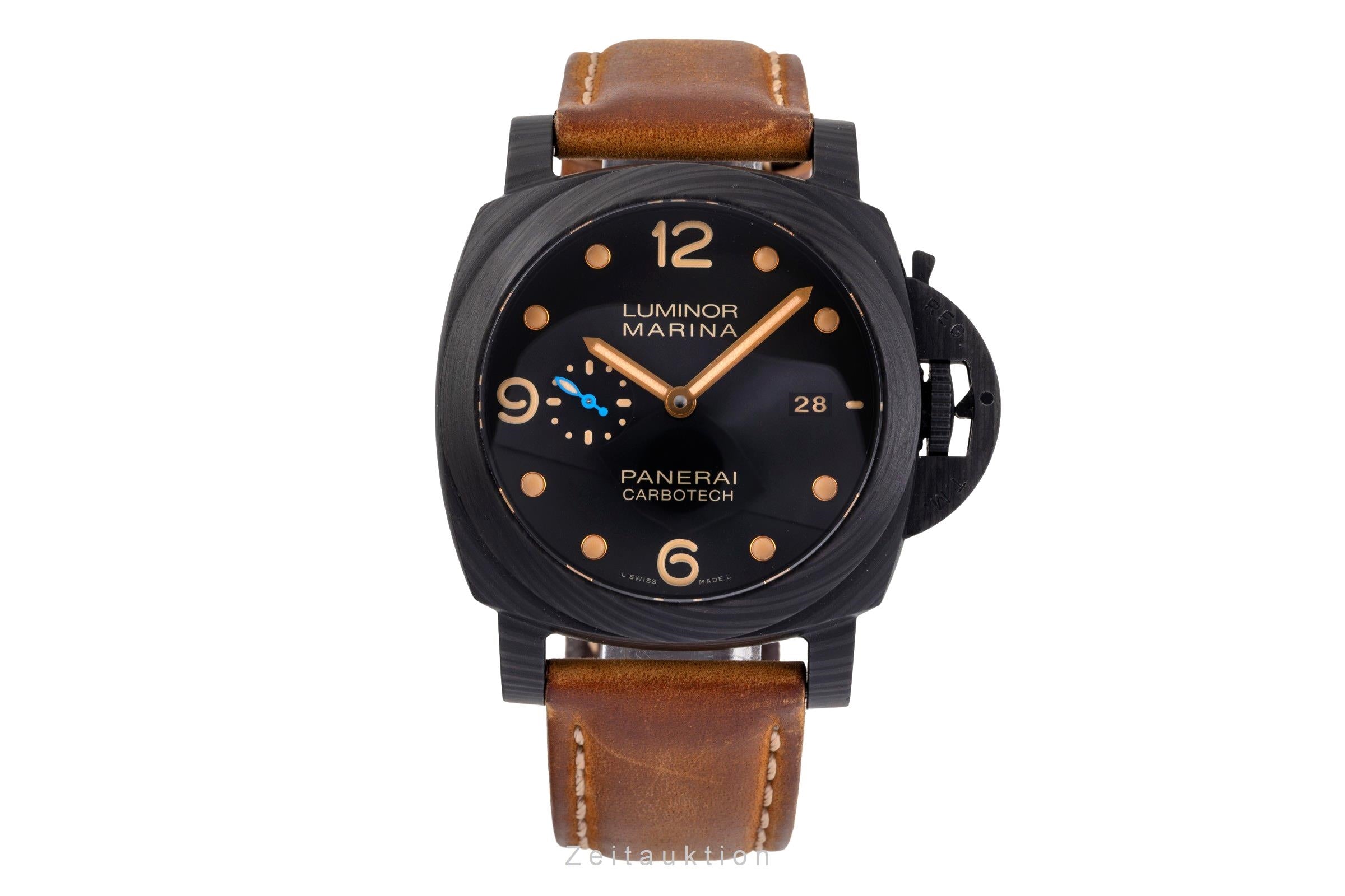 Panerai Luminor Marina carbone automatique montre pour hommes PAM00661 LP: 11900EUR  [2505009]