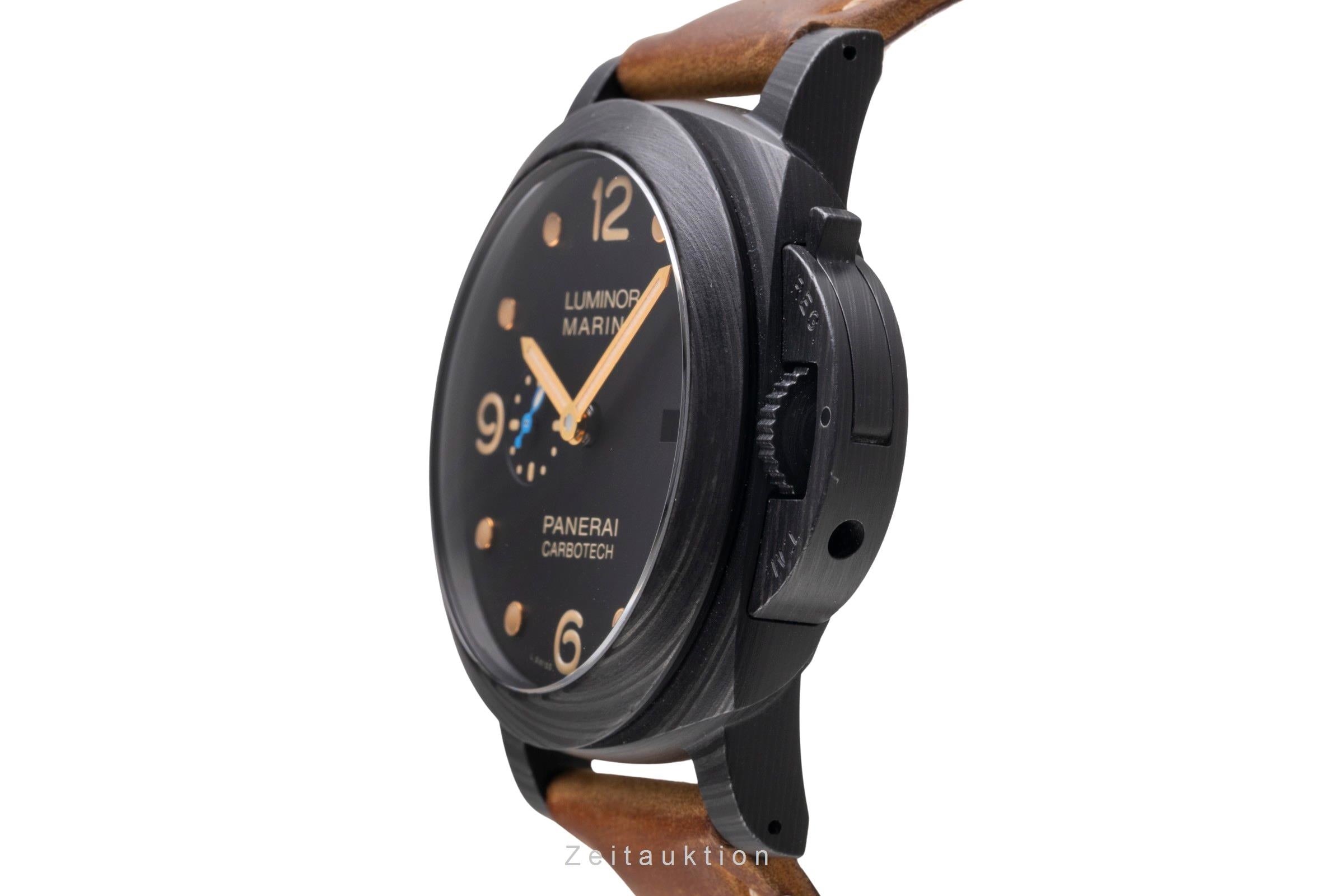 Panerai Luminor Marina carbone automatique montre pour hommes PAM00661 LP: 11900EUR  [2505009]