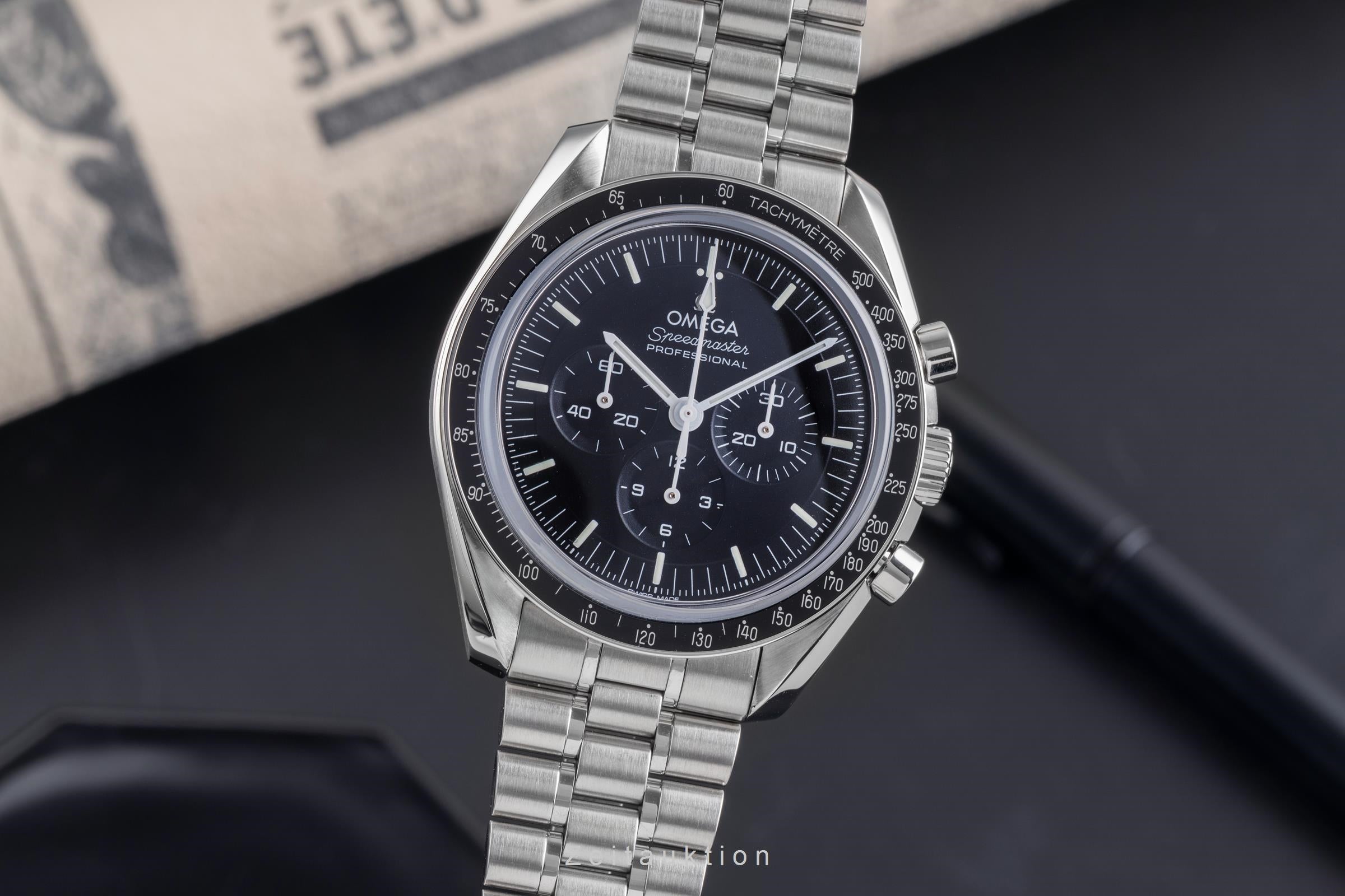 Omega Speedmaster Moonwatch chronographe acier à remontage manuel montre pour hommes 310.30.42.50.01.002 LP: 8700EUR  [2505011]
