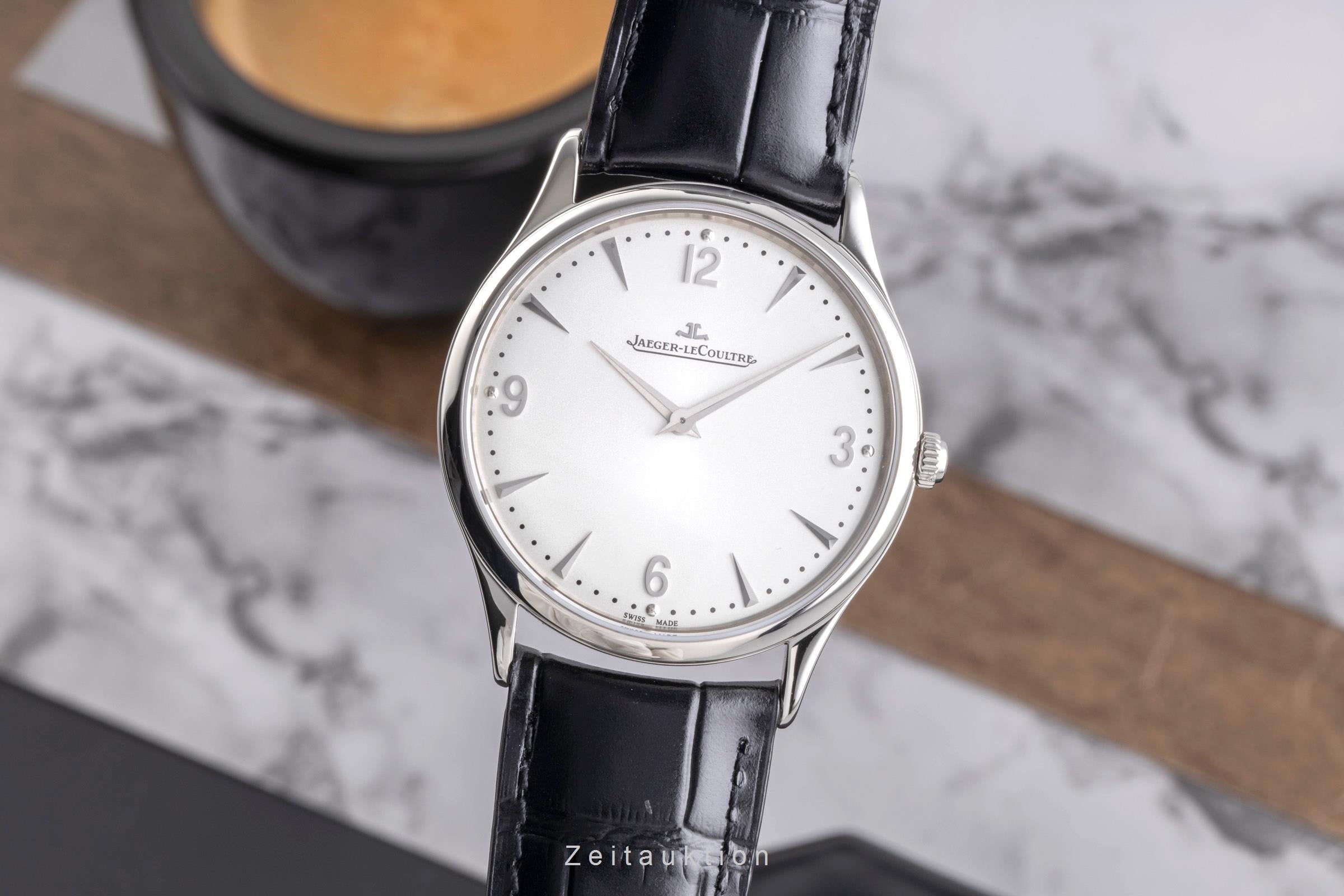 Jaeger LeCoultre Master Ultra Thin 38 steel manual winding Kal