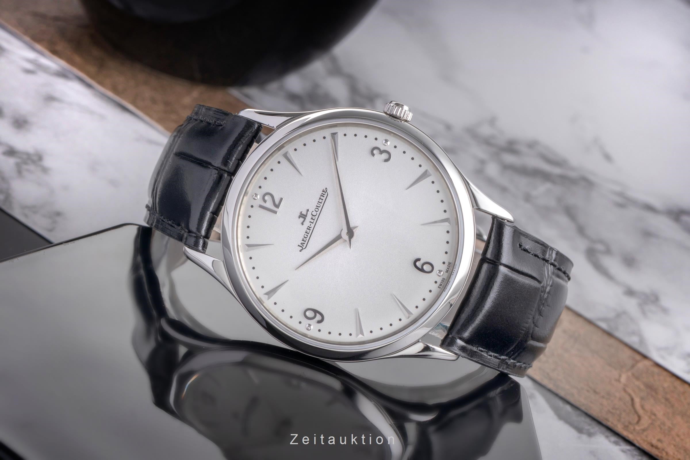 Jaeger LeCoultre Master Ultra Thin 38 steel manual winding Kal