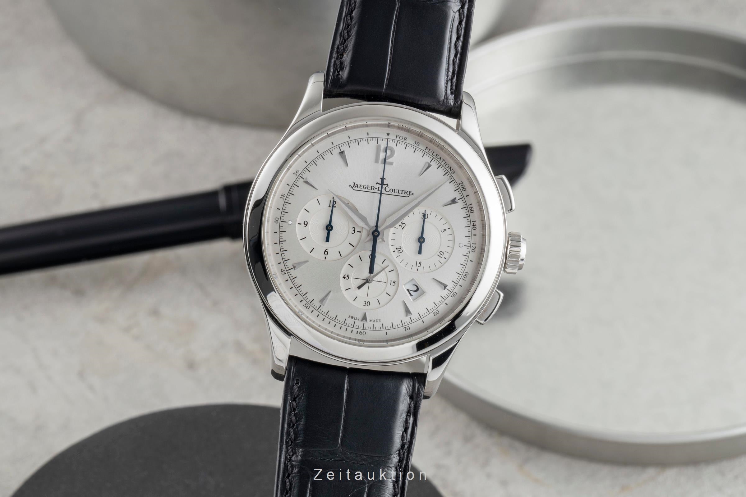 Jaeger LeCoultre Master Chronograph chronograph steel automatic men's watch Q1538420 , 174.8.C1  [2505016]