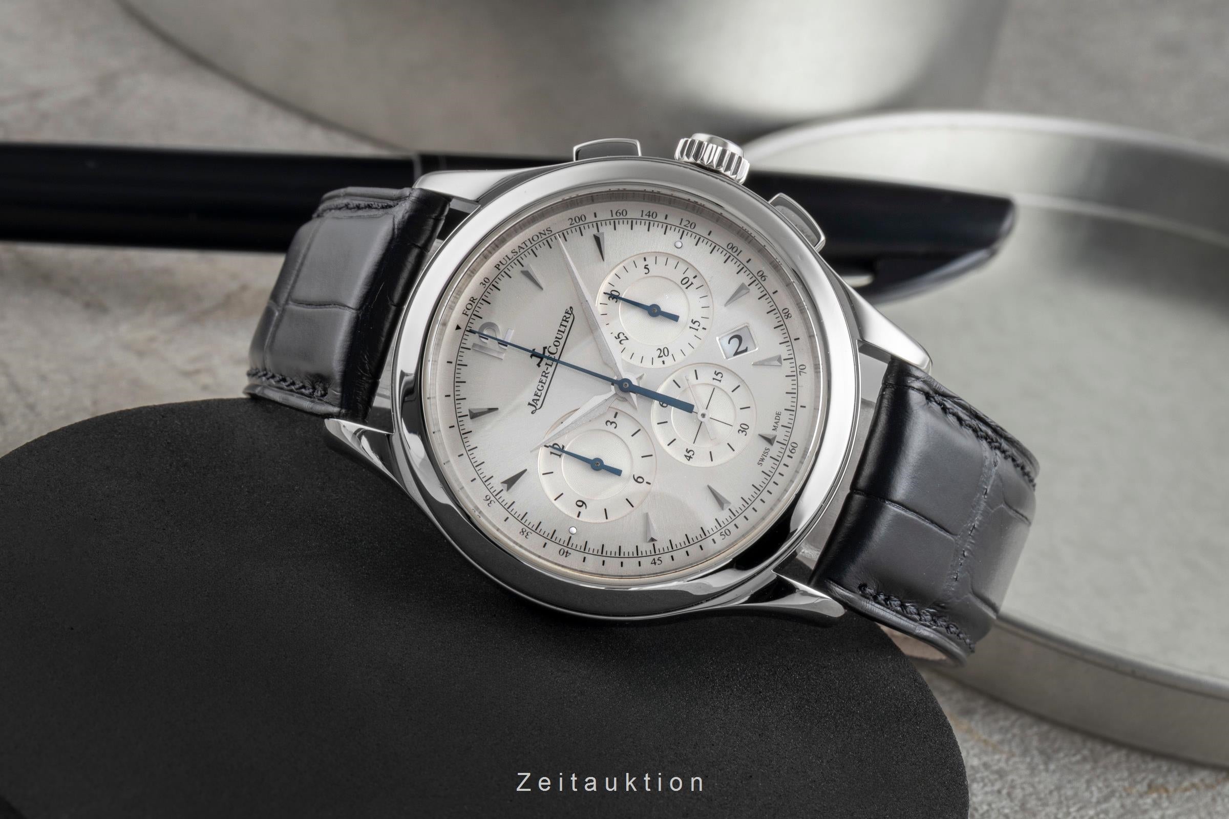 Jaeger LeCoultre Master Chronograph chronograph steel automatic men's watch Q1538420 , 174.8.C1  [2505016]