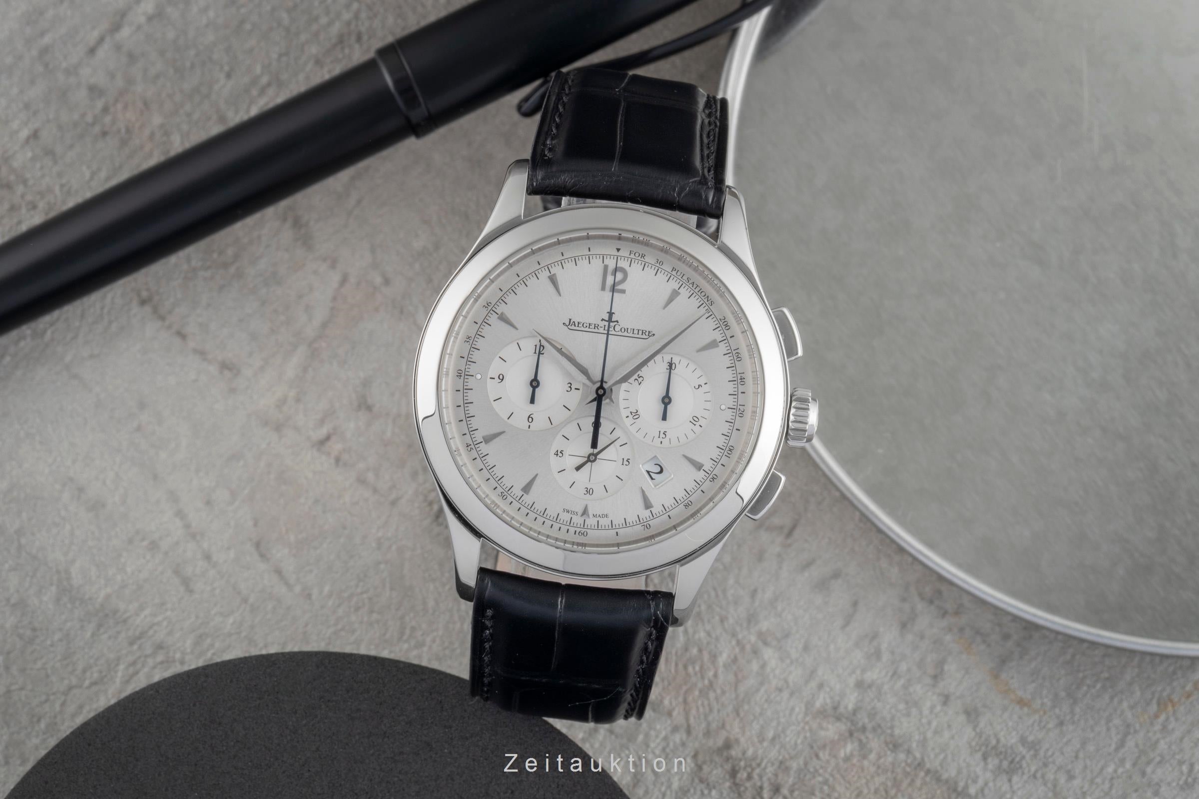 Jaeger LeCoultre Master Chronograph chronograph steel automatic men's watch Q1538420 , 174.8.C1  [2505016]