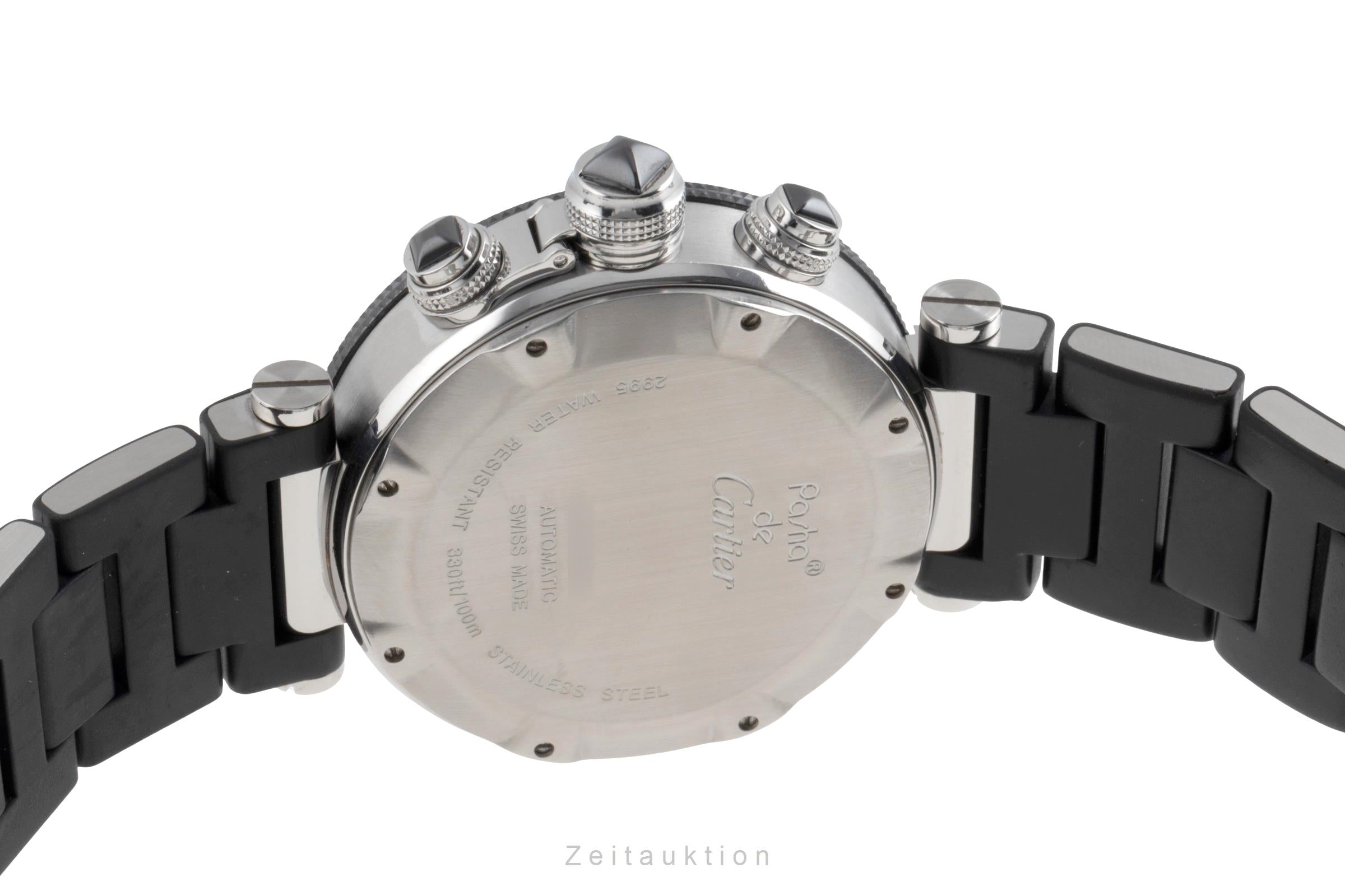 Cartier Pasha Seatimer Chronograph Stahl Automatik Herrenuhr W31088U2 2995 [2505017]