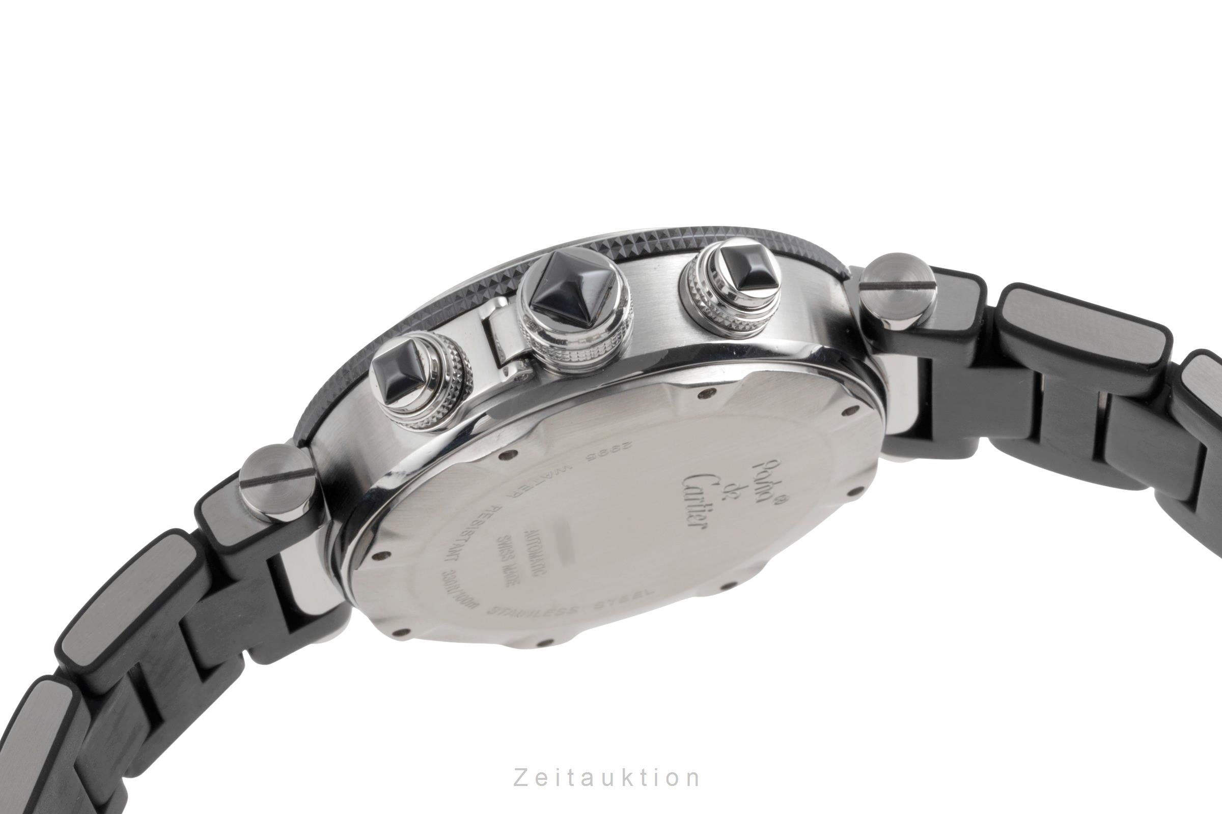 Cartier Pasha Seatimer Chronograph Stahl Automatik Herrenuhr W31088U2 2995 [2505017]