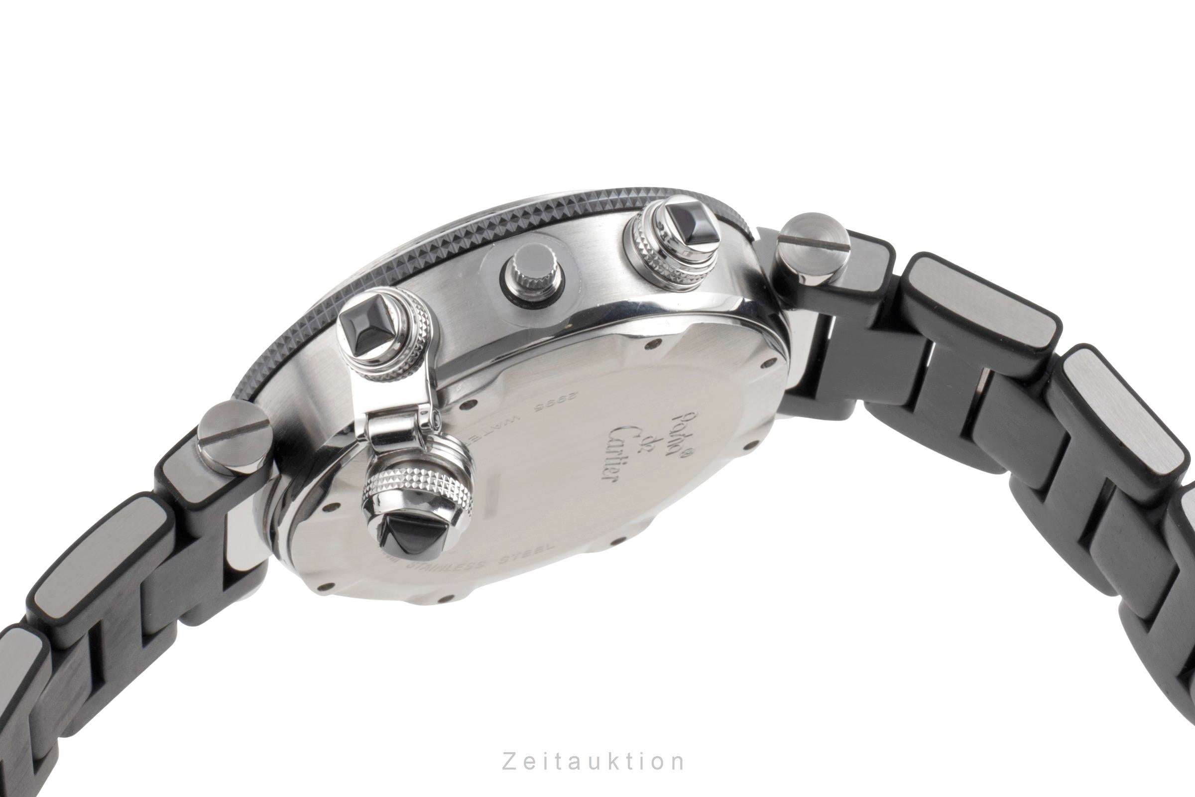 Cartier Pasha Seatimer Chronograph Stahl Automatik Herrenuhr W31088U2 2995 [2505017]