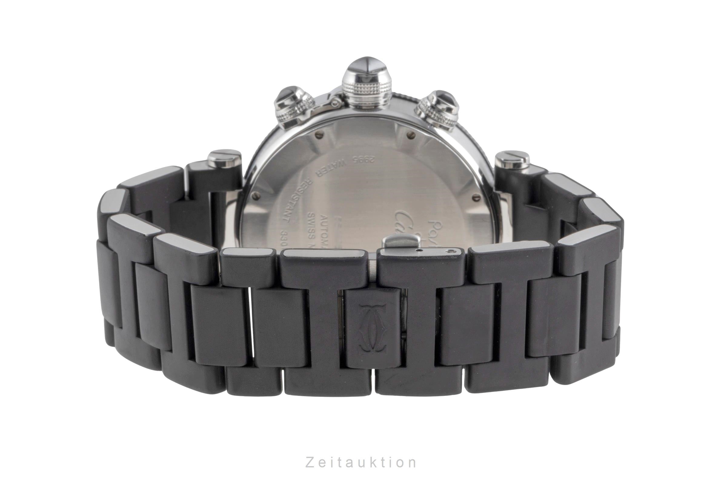 Cartier Pasha Seatimer Chronograph Stahl Automatik Herrenuhr W31088U2 2995 [2505017]