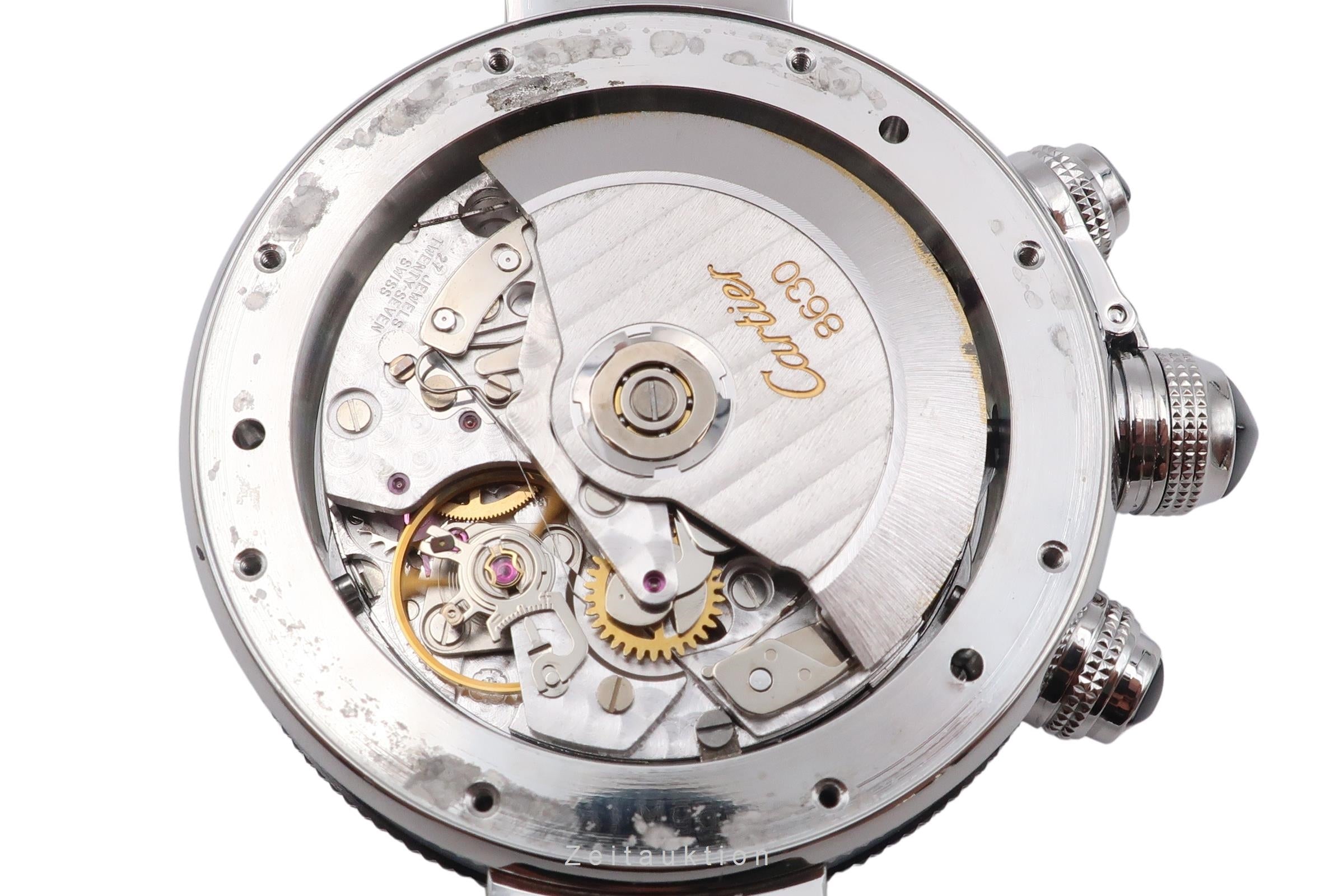Cartier Pasha Seatimer Chronograph Stahl Automatik Herrenuhr W31088U2 2995 [2505017]