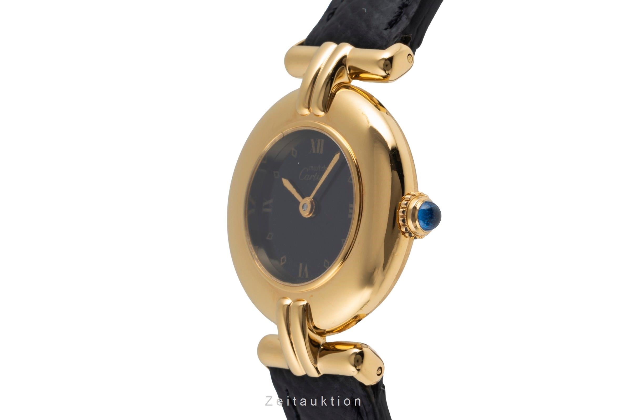 Cartier Colisee argento dorato quarzo orologio da donna 590002  [2505018]