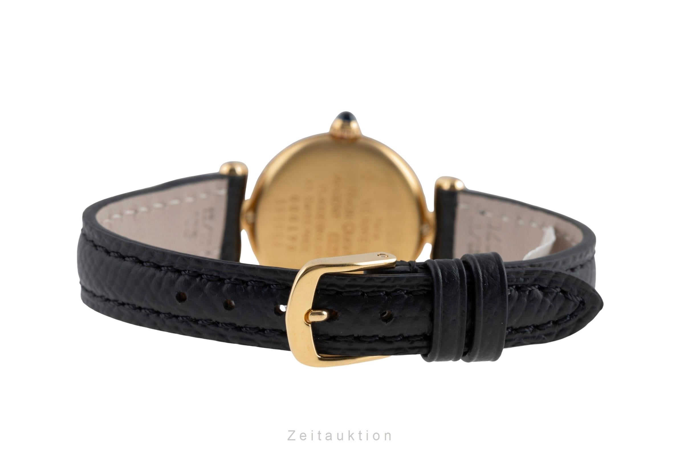 Cartier Colisee argento dorato quarzo orologio da donna 590002  [2505018]