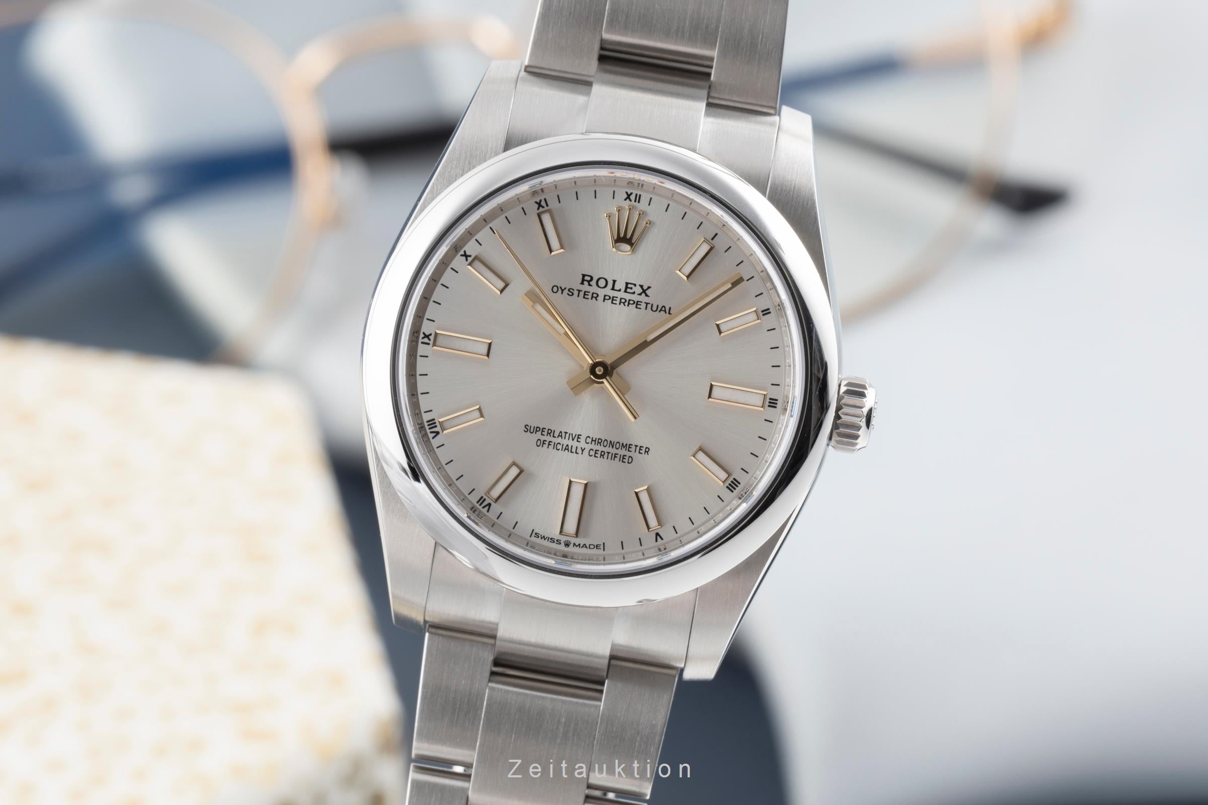 Rolex Oyster Perpetual steel automatic men's watch 124200  [2505019]