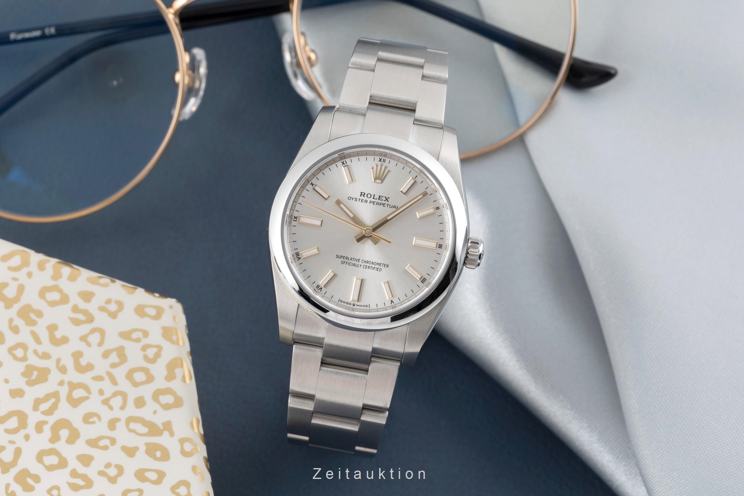 Rolex Oyster Perpetual steel automatic men's watch 124200  [2505019]