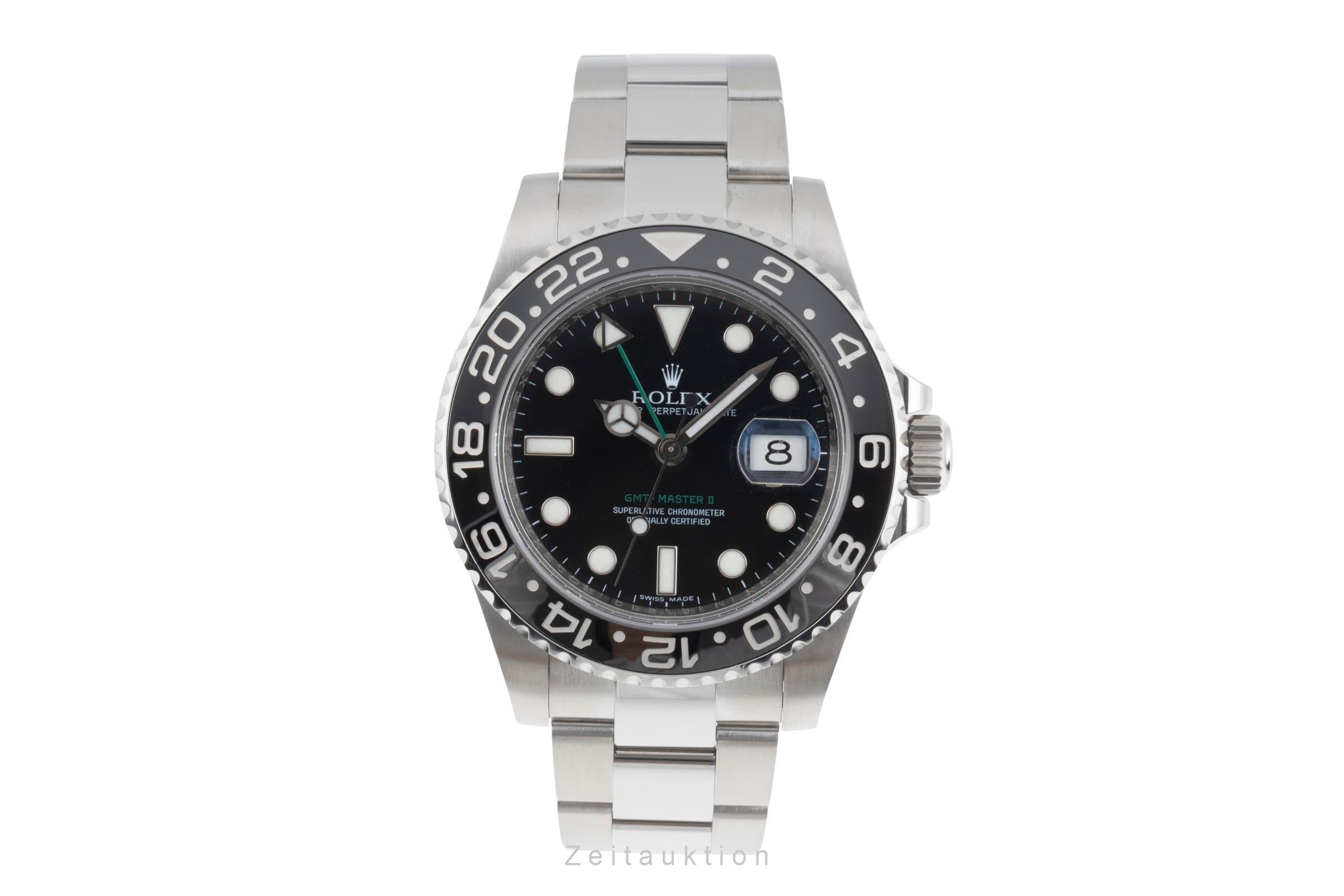 Rolex GMT-Master II steel automatic men's watch 116710LN  [2505027]