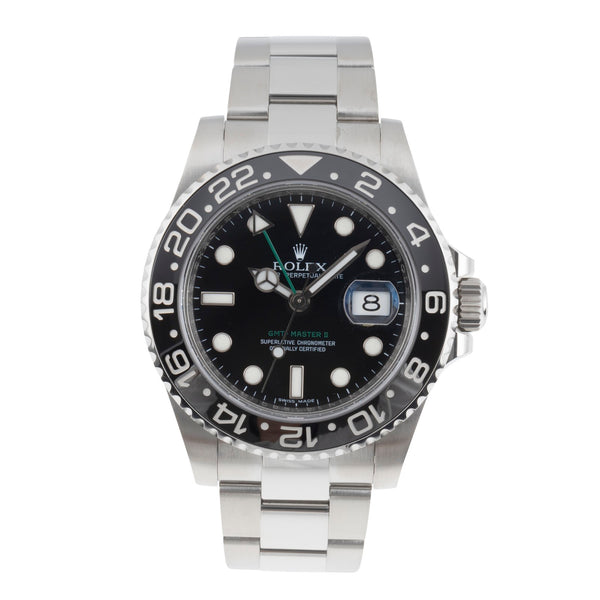 Rolex GMT-Master II steel automatic men's watch 116710LN  [2505027]