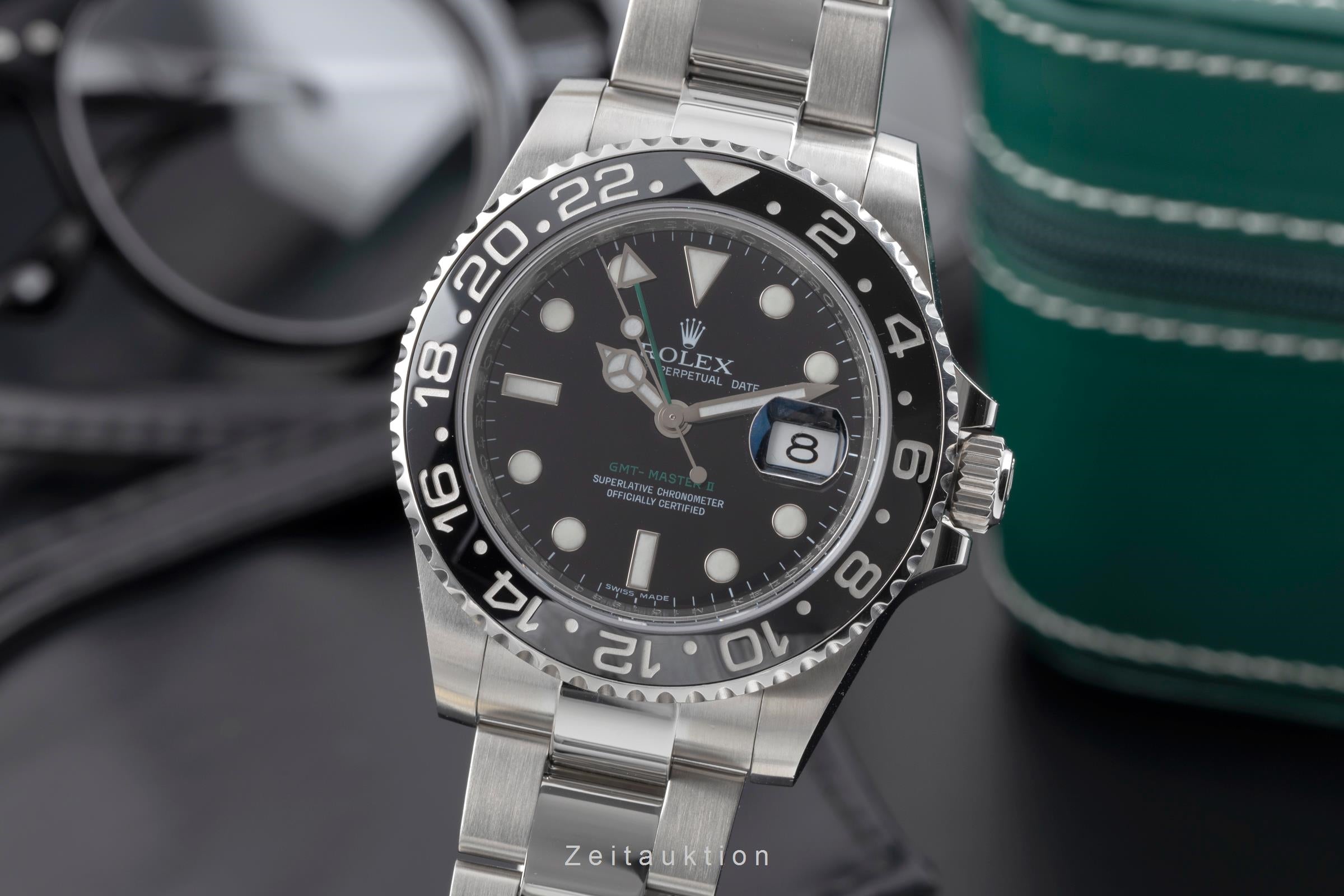 Rolex GMT-Master II steel automatic men's watch 116710LN  [2505027]