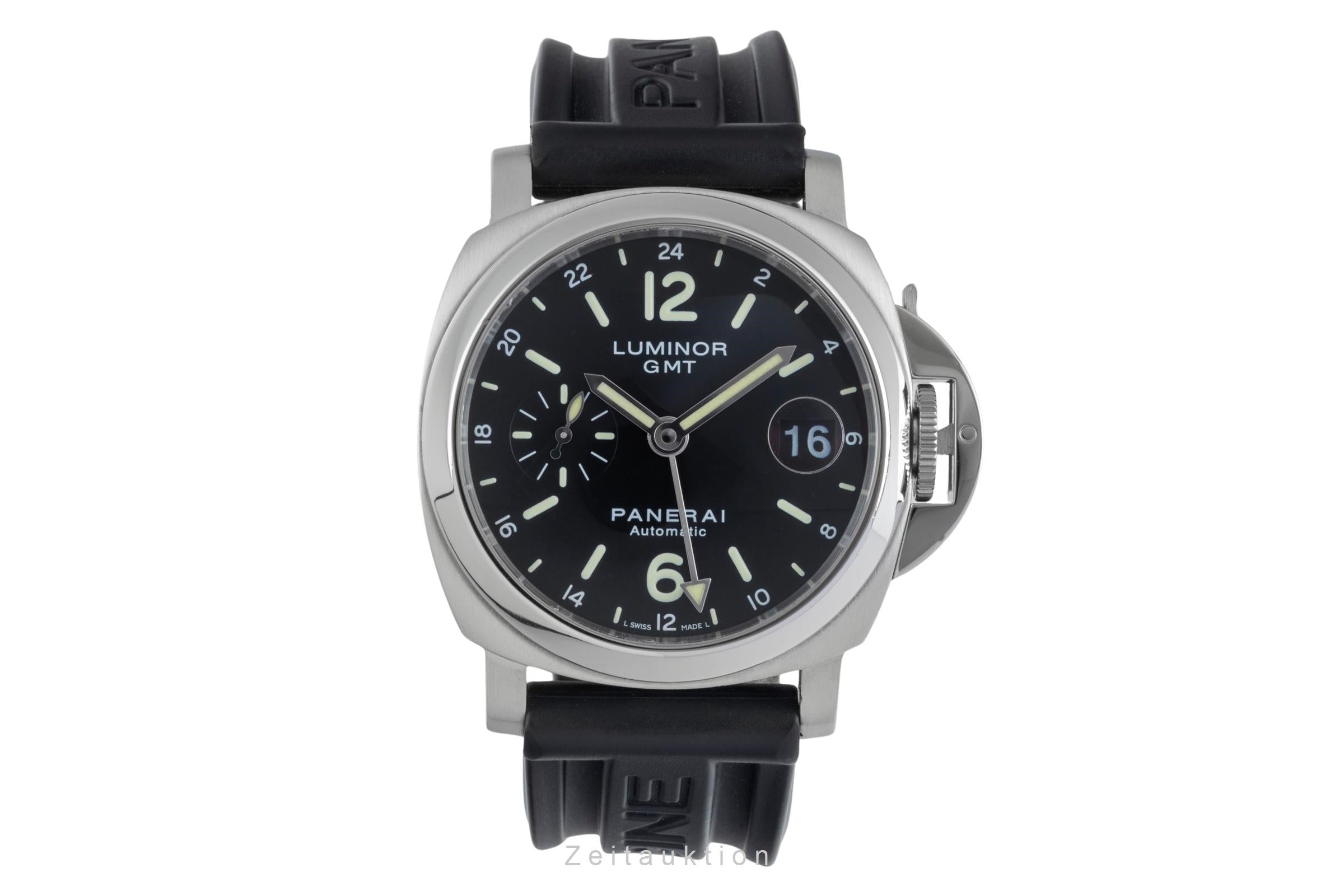 Panerai Luminor GMT acier automatique montre pour hommes PAM00244  [2505030]