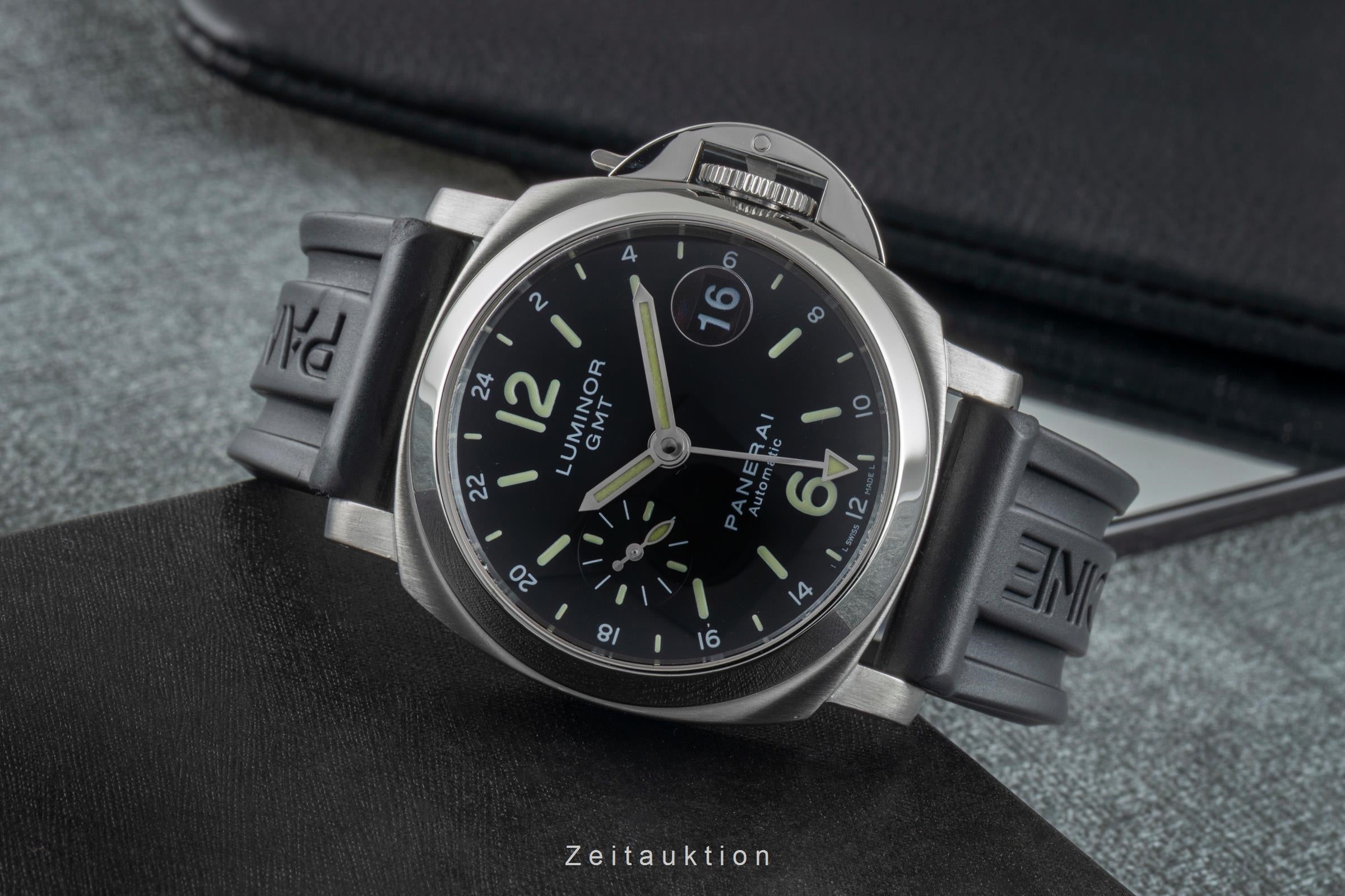 Panerai Luminor GMT acier automatique montre pour hommes PAM00244  [2505030]