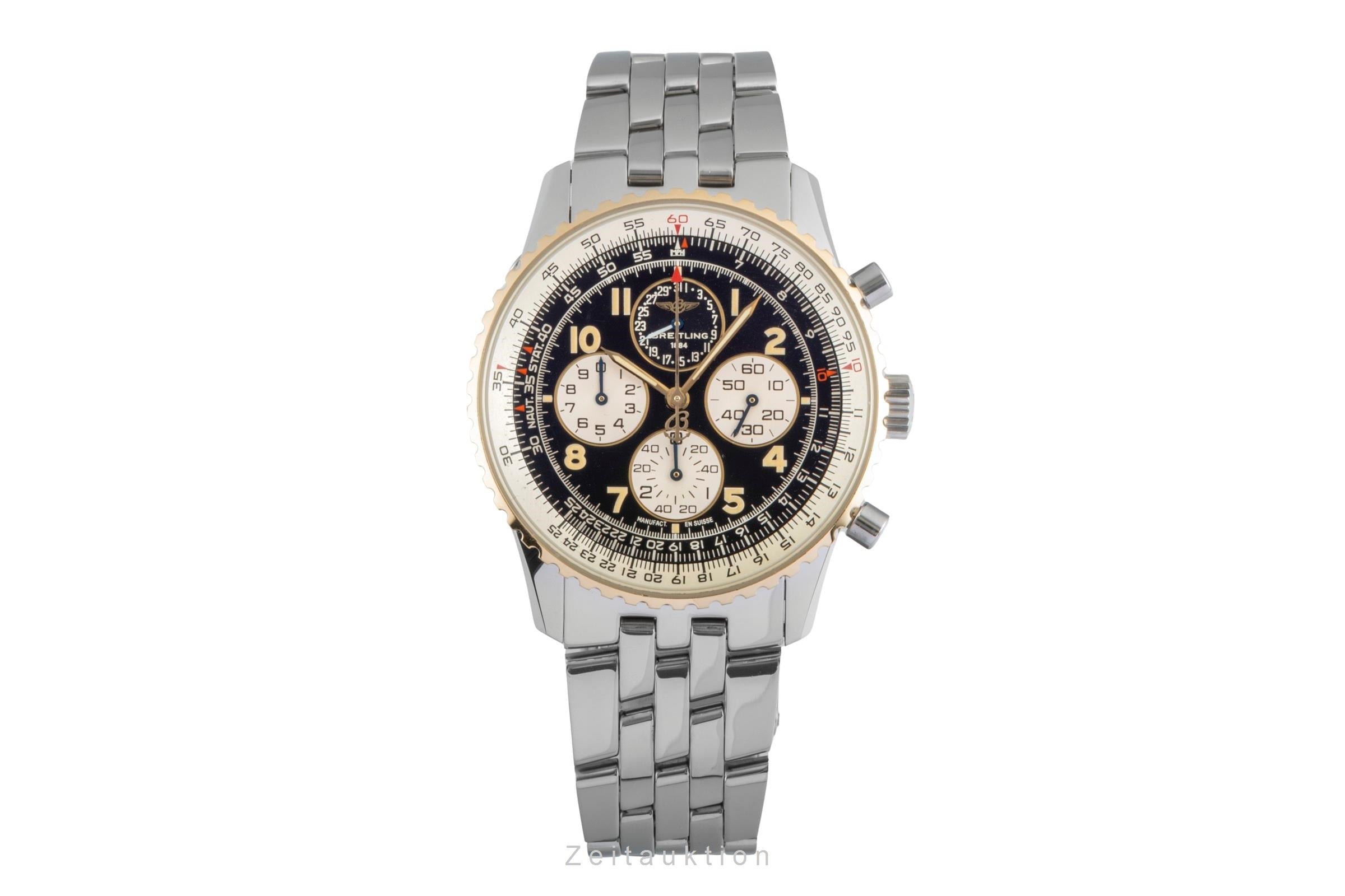 Breitling Navitimer Chronograph Stahl / Gold Automatik Herrenuhr Ref. D33030  [2505031]